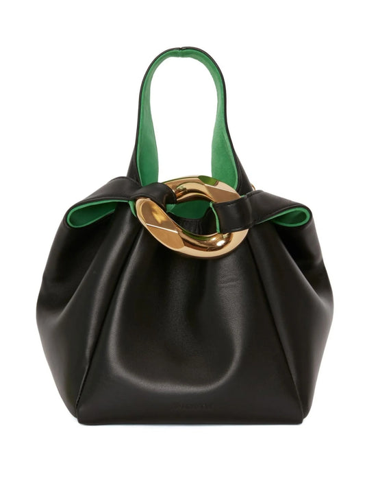 Black Pochette Satchel Bag