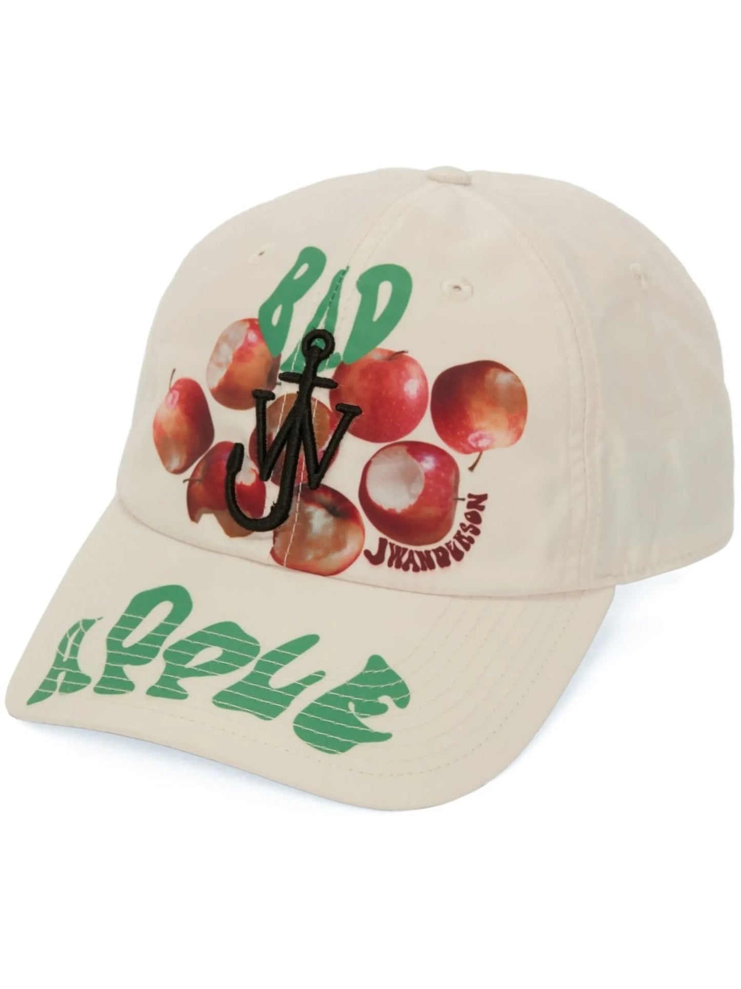 apple-print cap