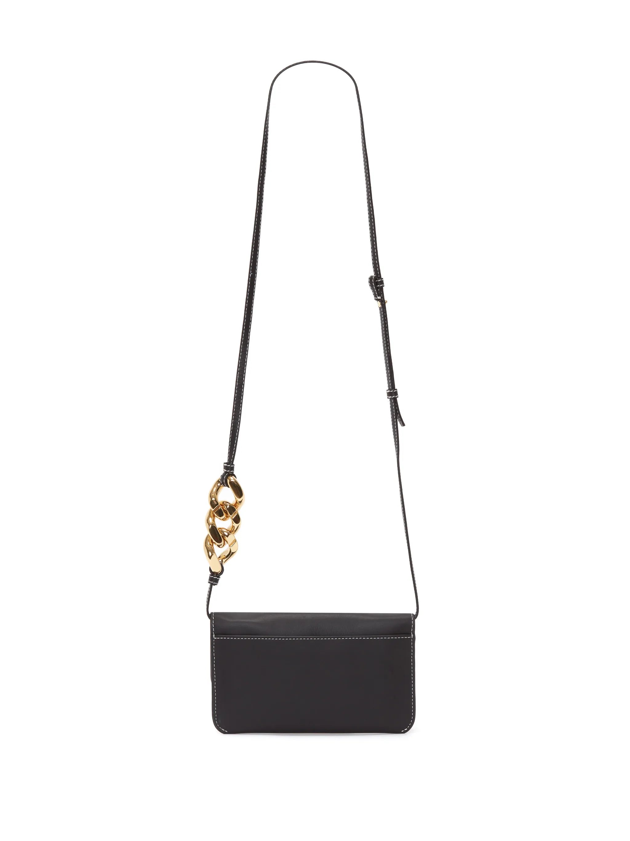 leather phone chain pouch