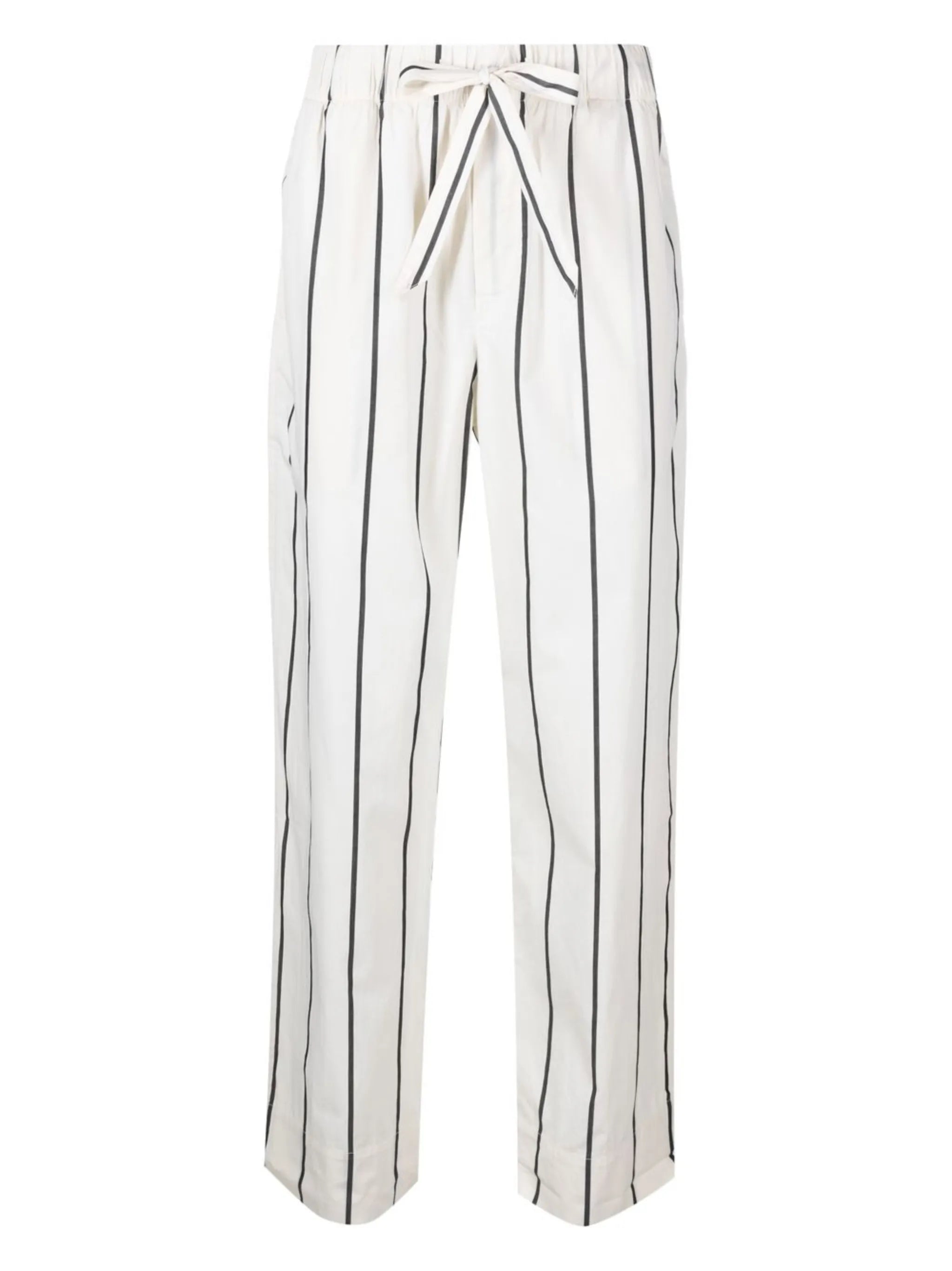 Poplin striped organic cotton pyjama trousers