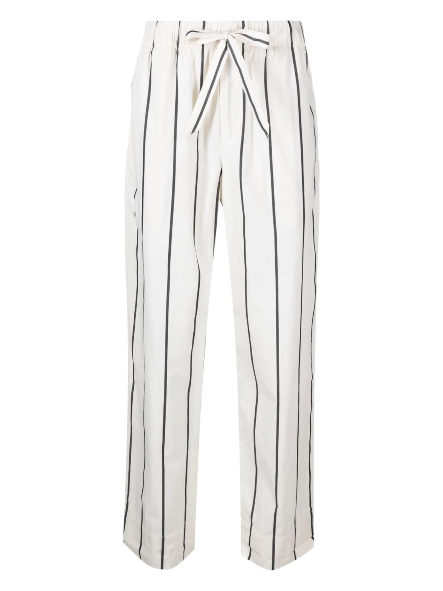 Poplin striped organic cotton pyjama trousers