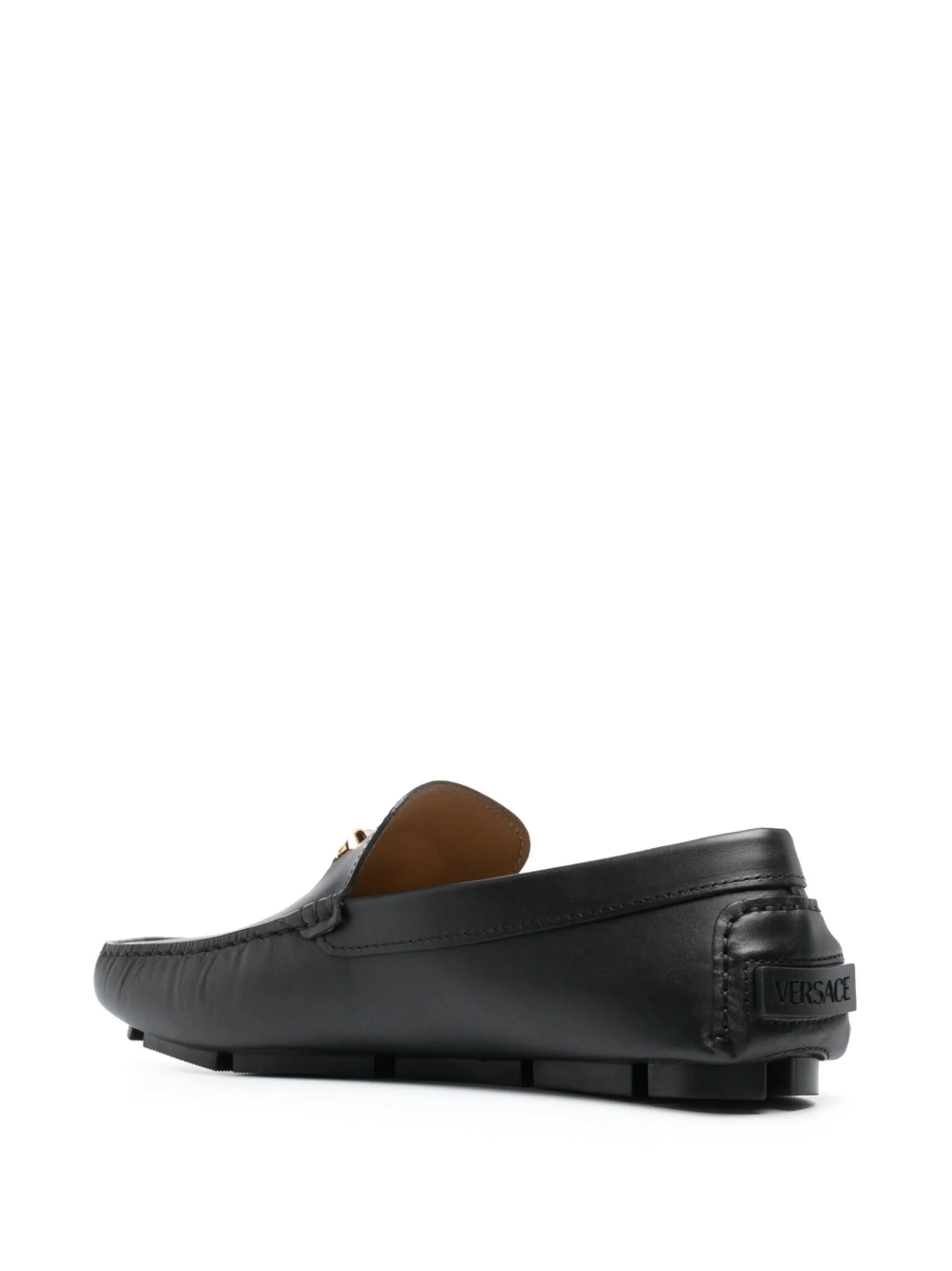 La Medusa leather loafers