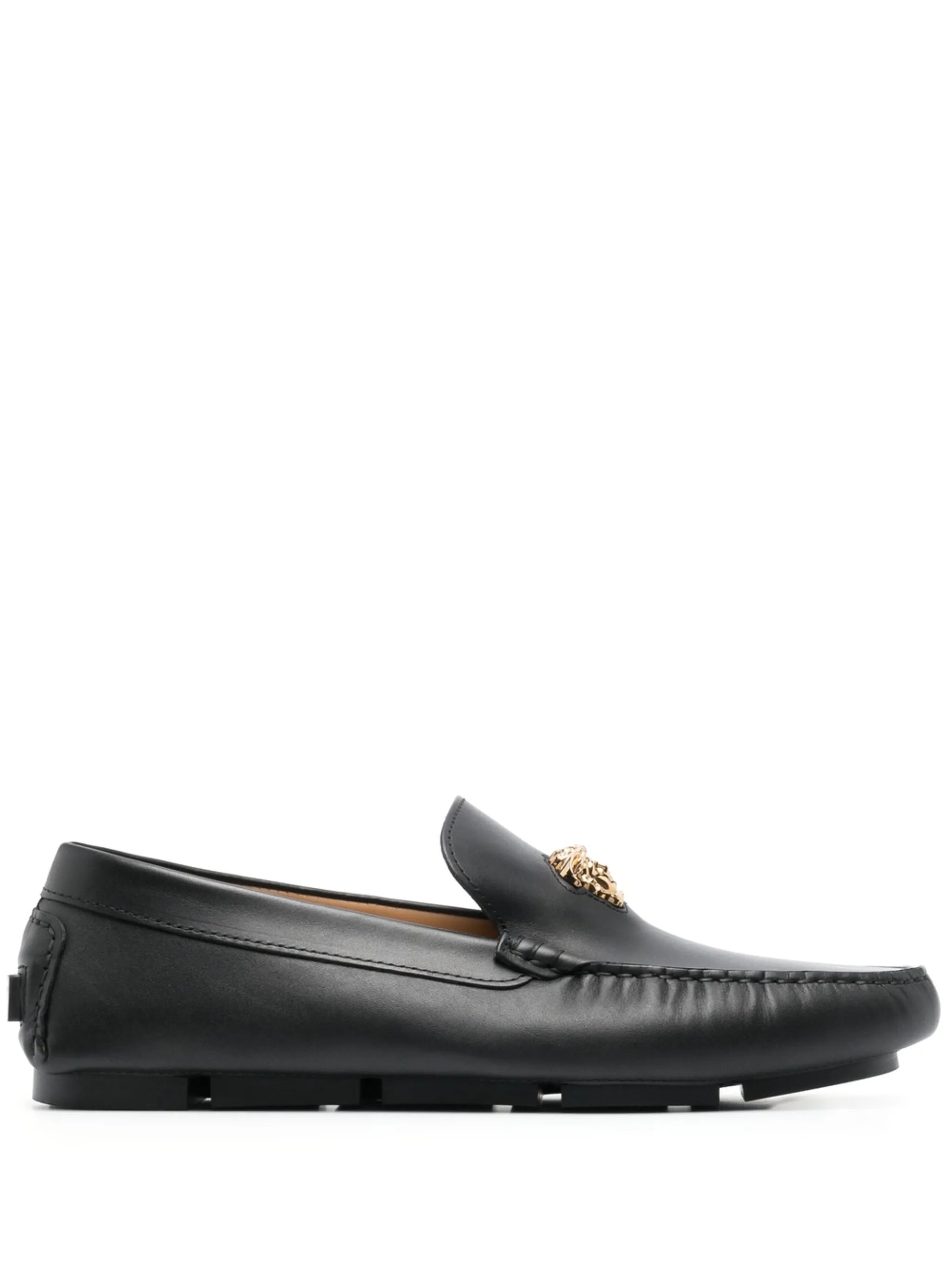 La Medusa leather loafers