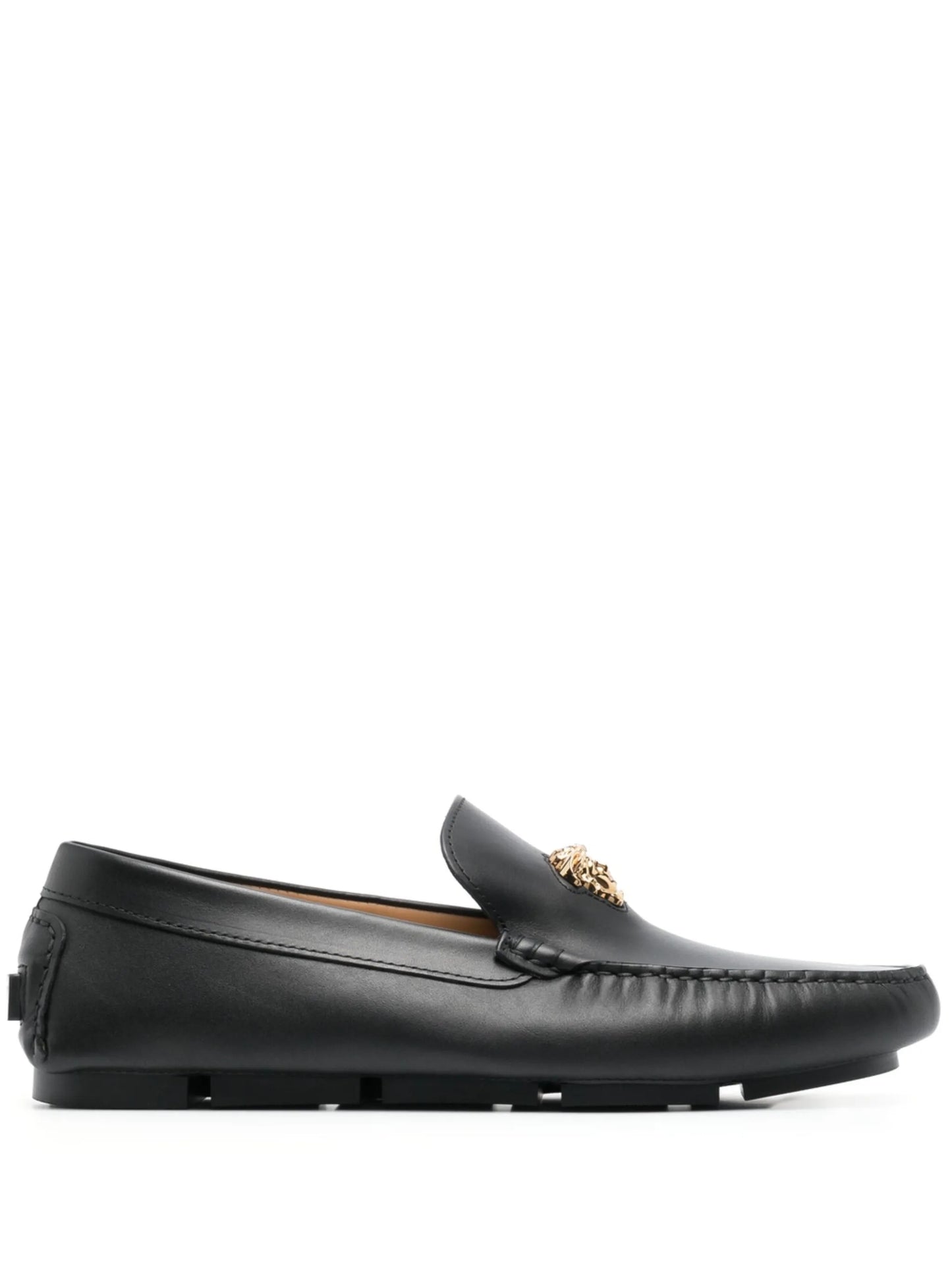 La Medusa leather loafers