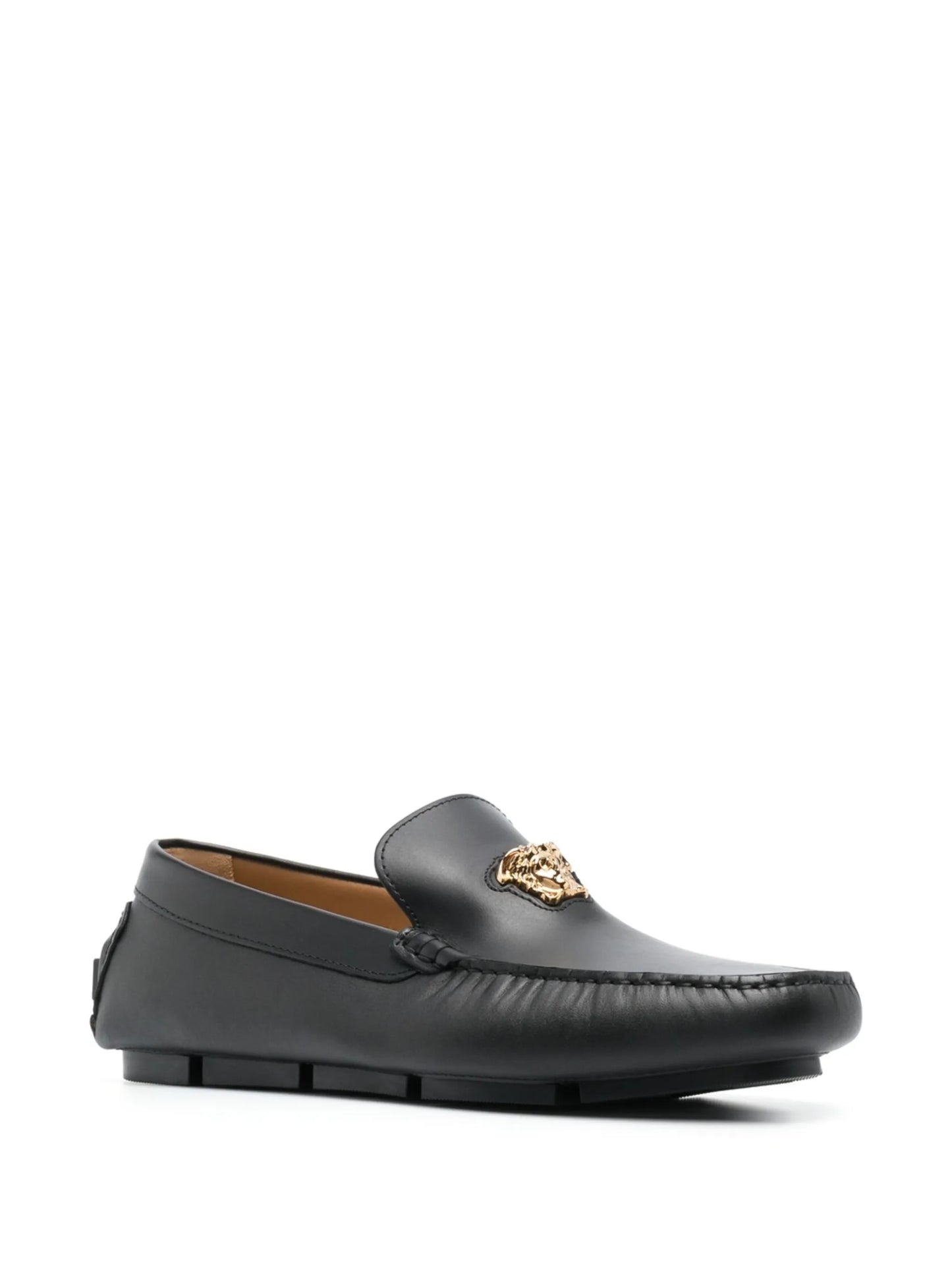 La Medusa leather loafers
