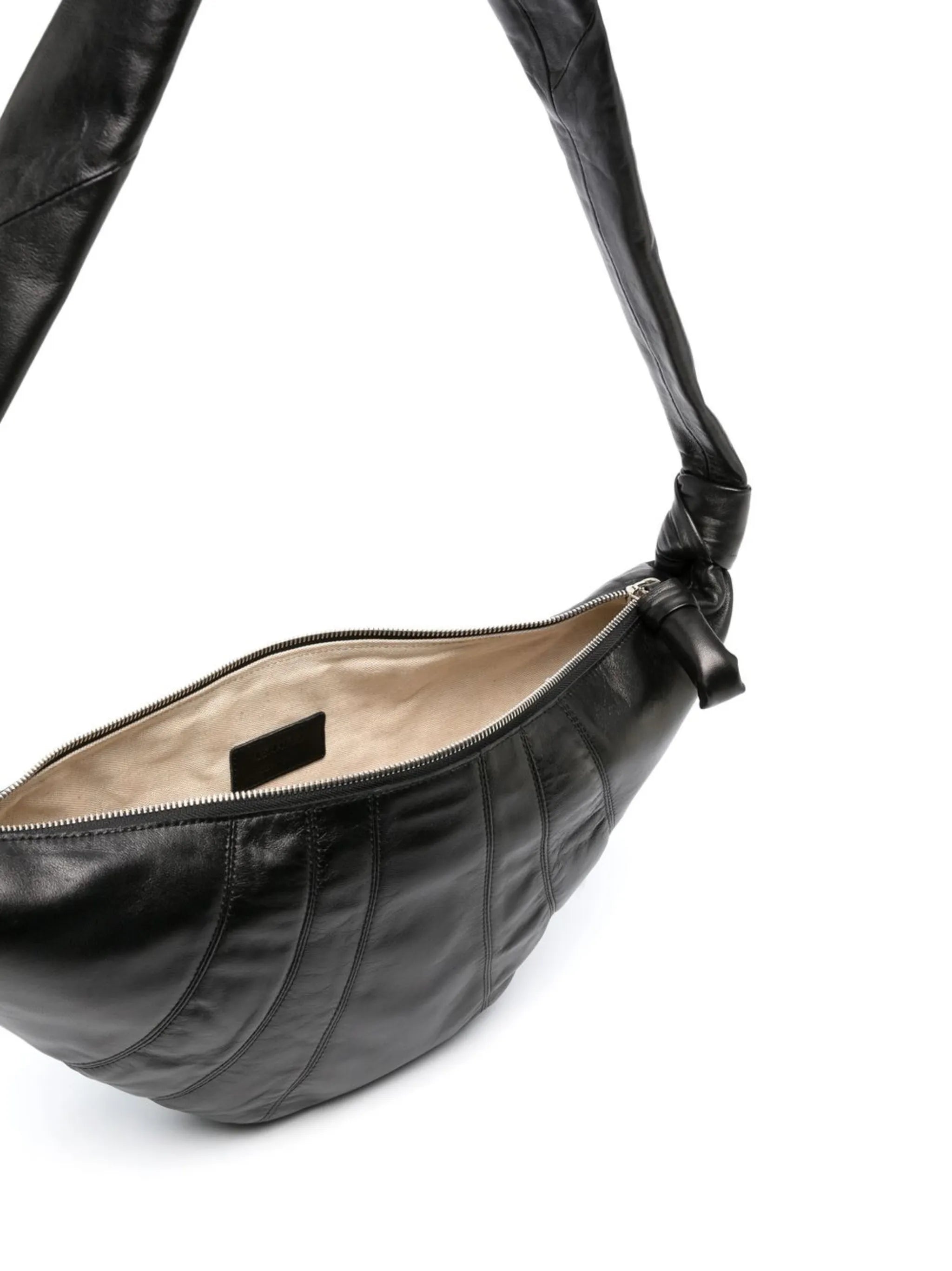 Croissant leather bag
