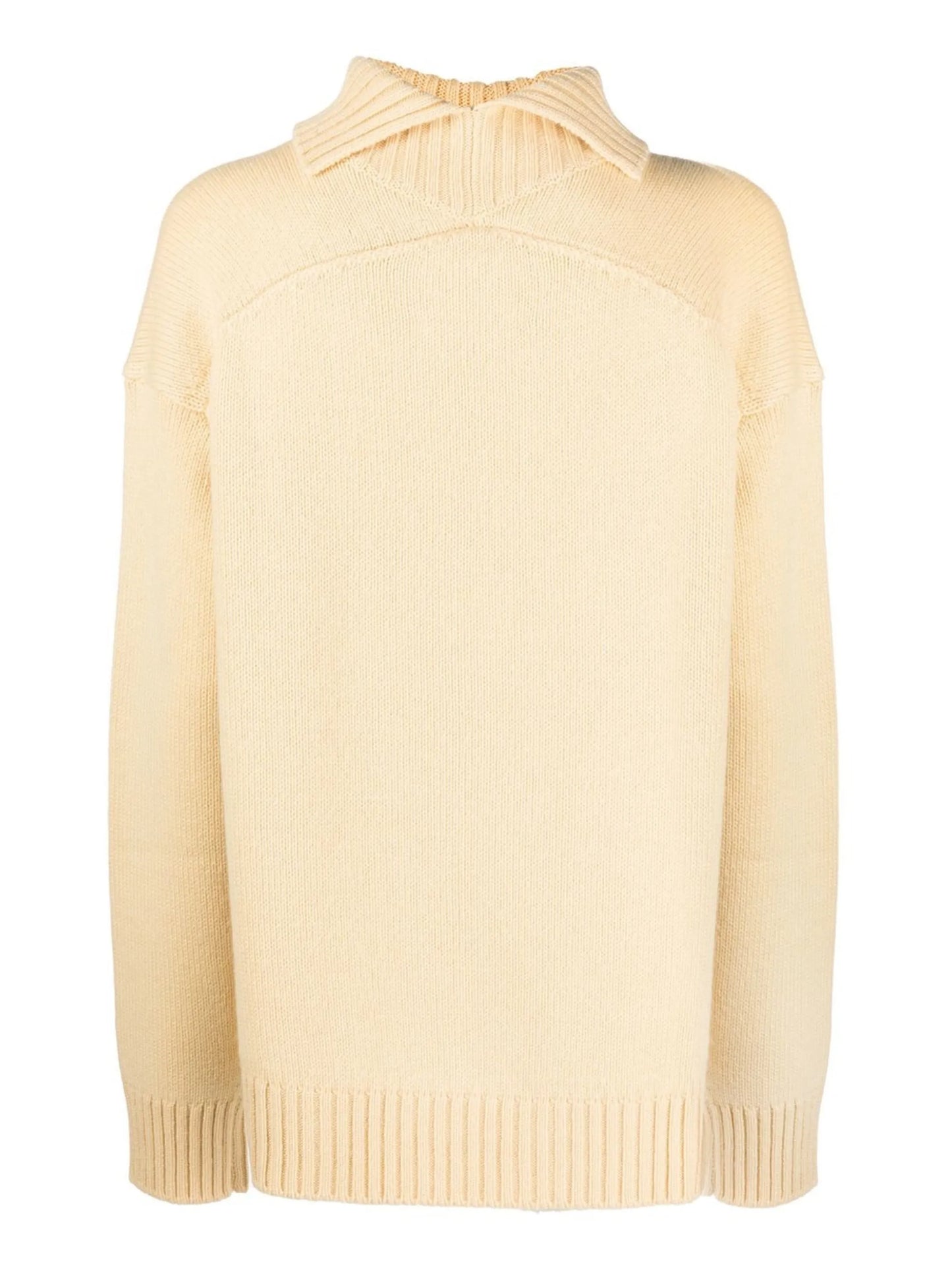 roll-neck loose-fit jumper