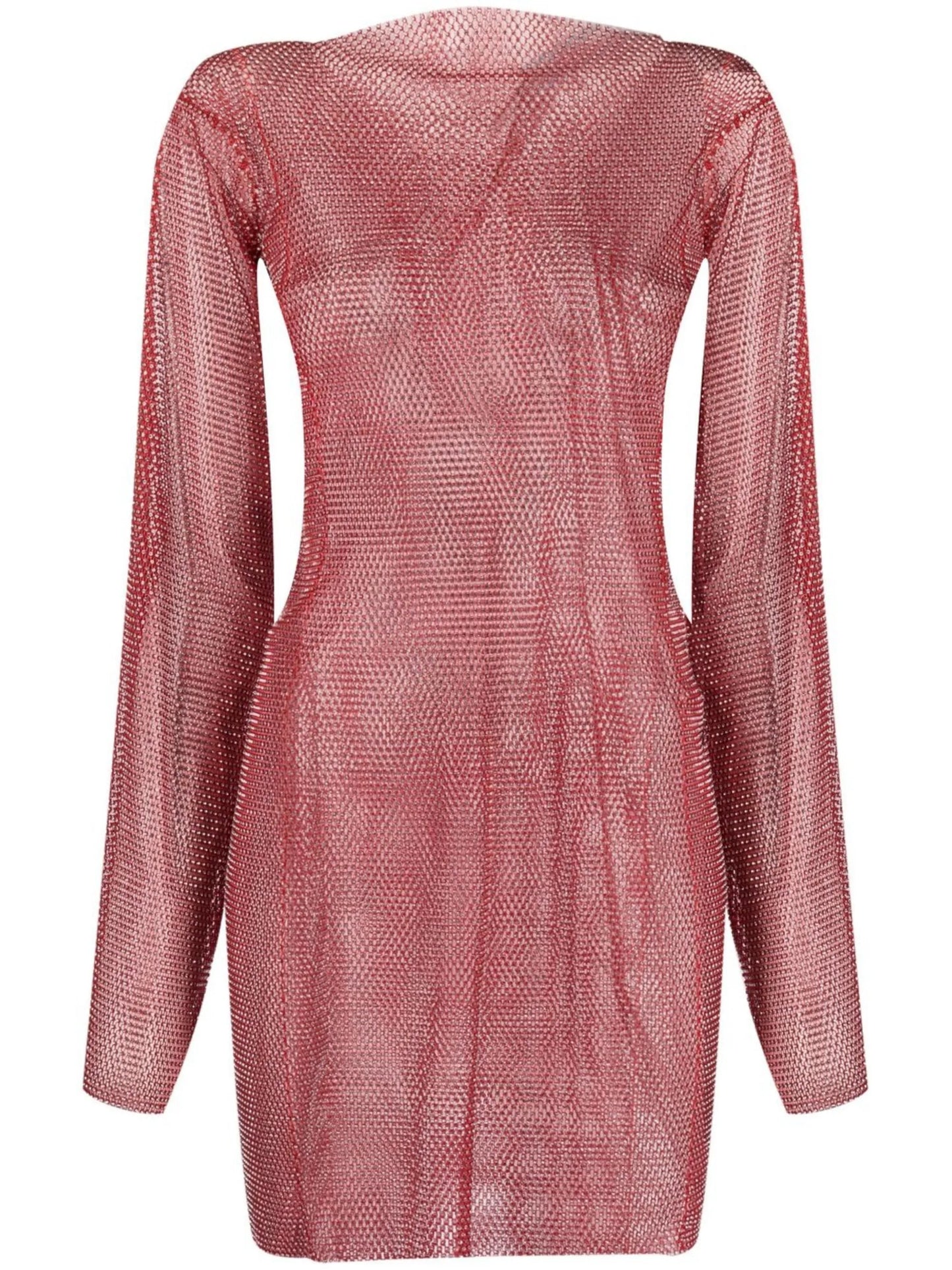 rhinestone-embellished minidress