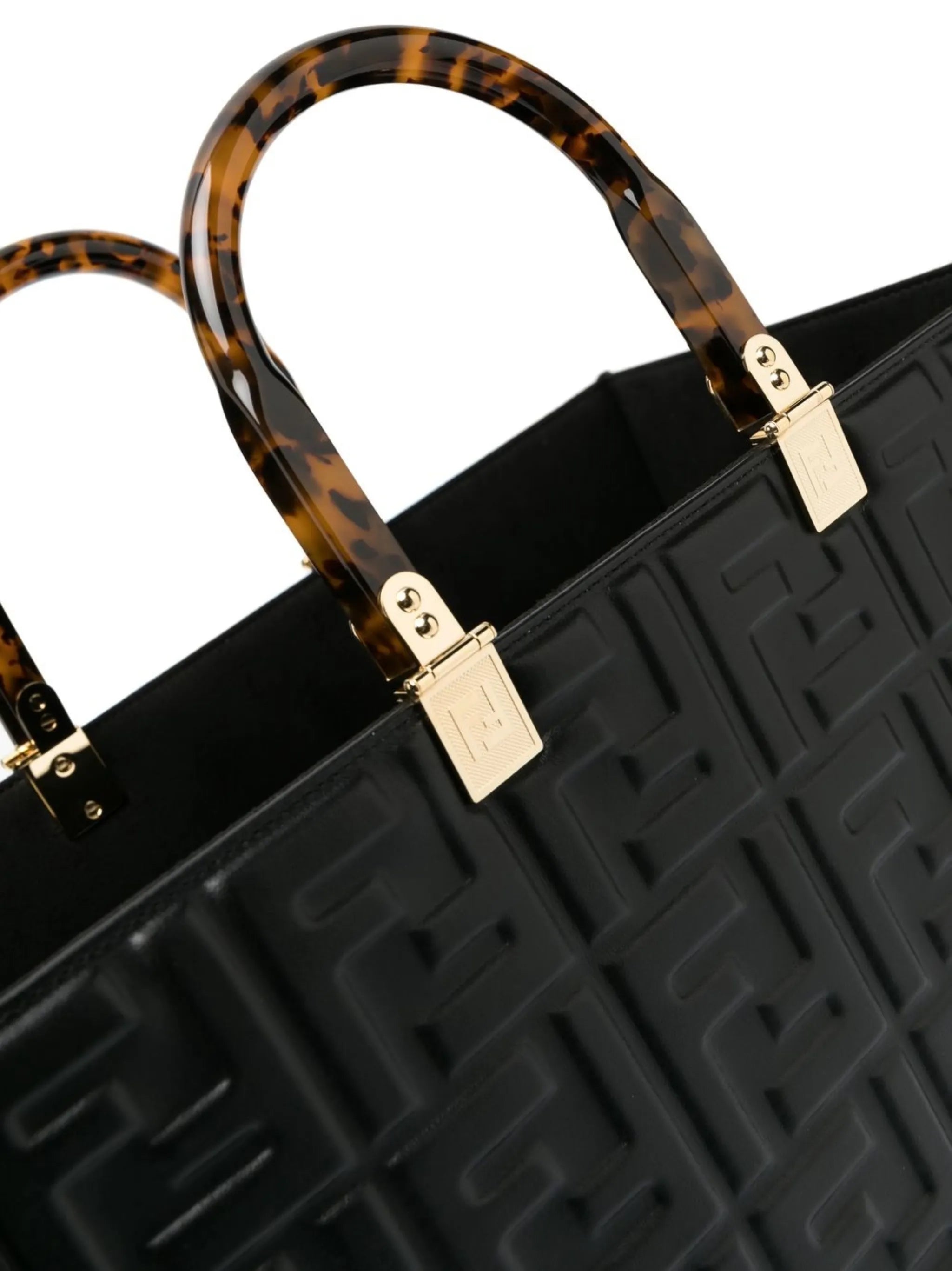embossed-logo tote bag