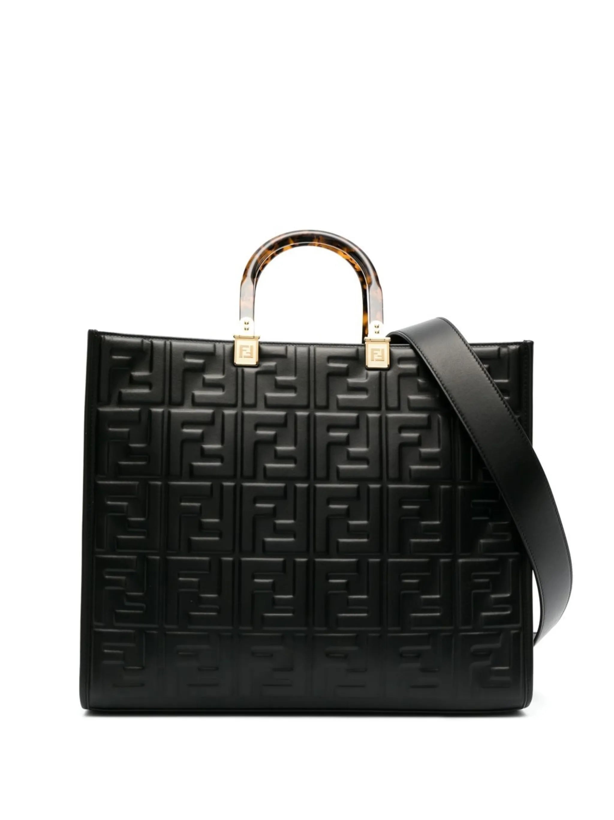 embossed-logo tote bag