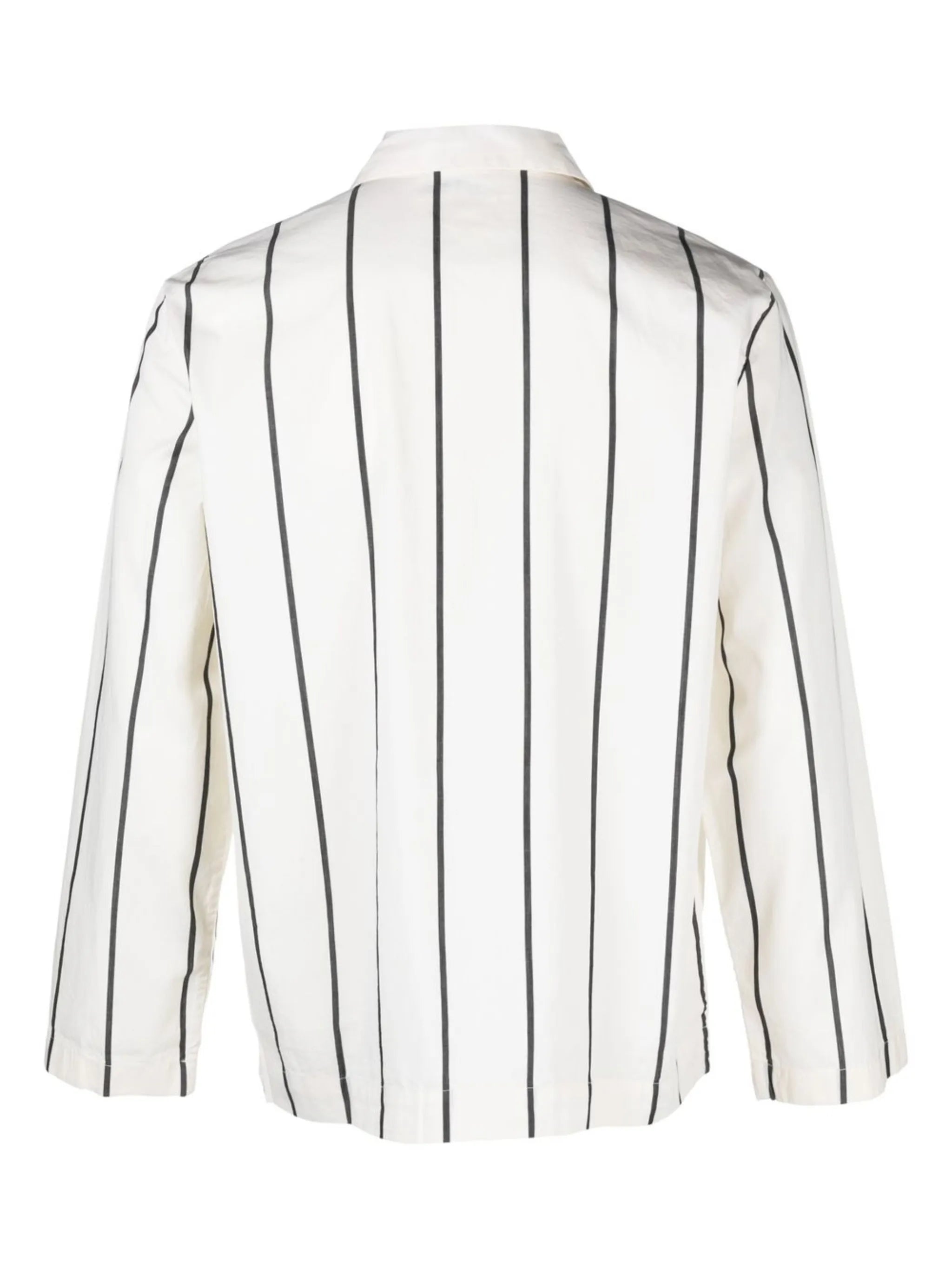 Poplin striped organic cotton pyjama shirt