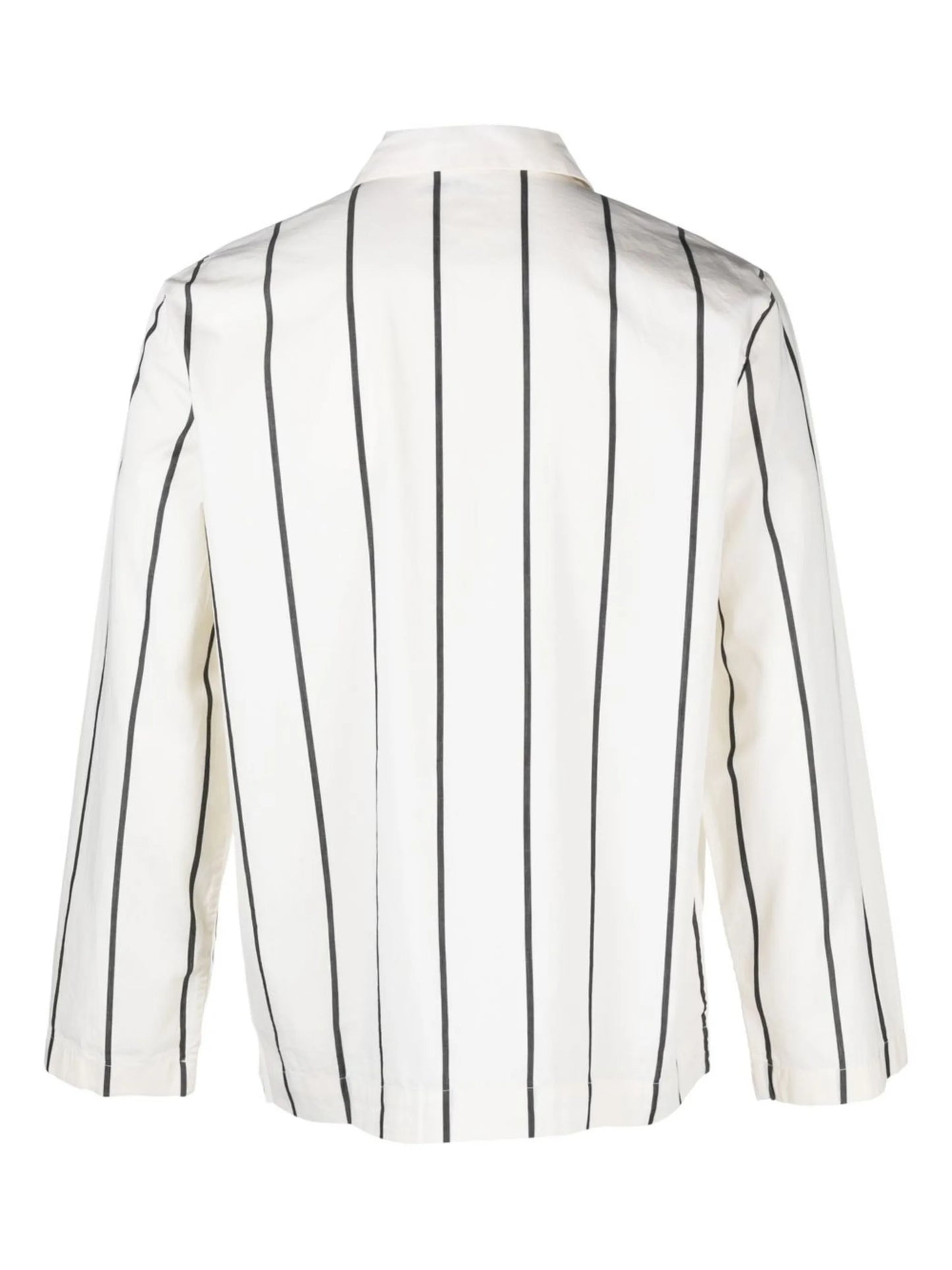 Poplin striped organic cotton pyjama shirt