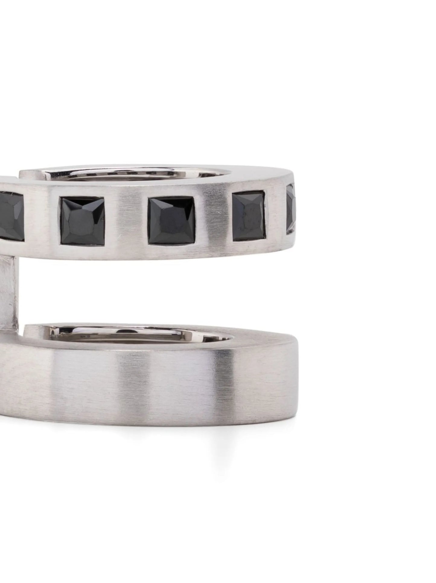 Arch  Zirconia Double cuff earrings