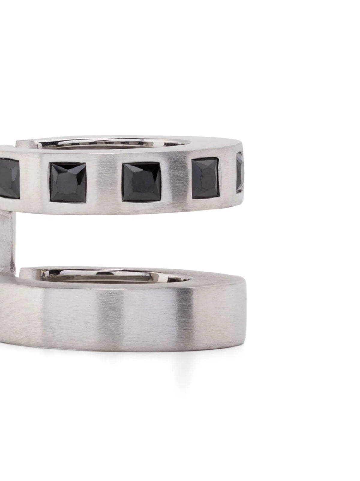 Arch  Zirconia Double cuff earrings