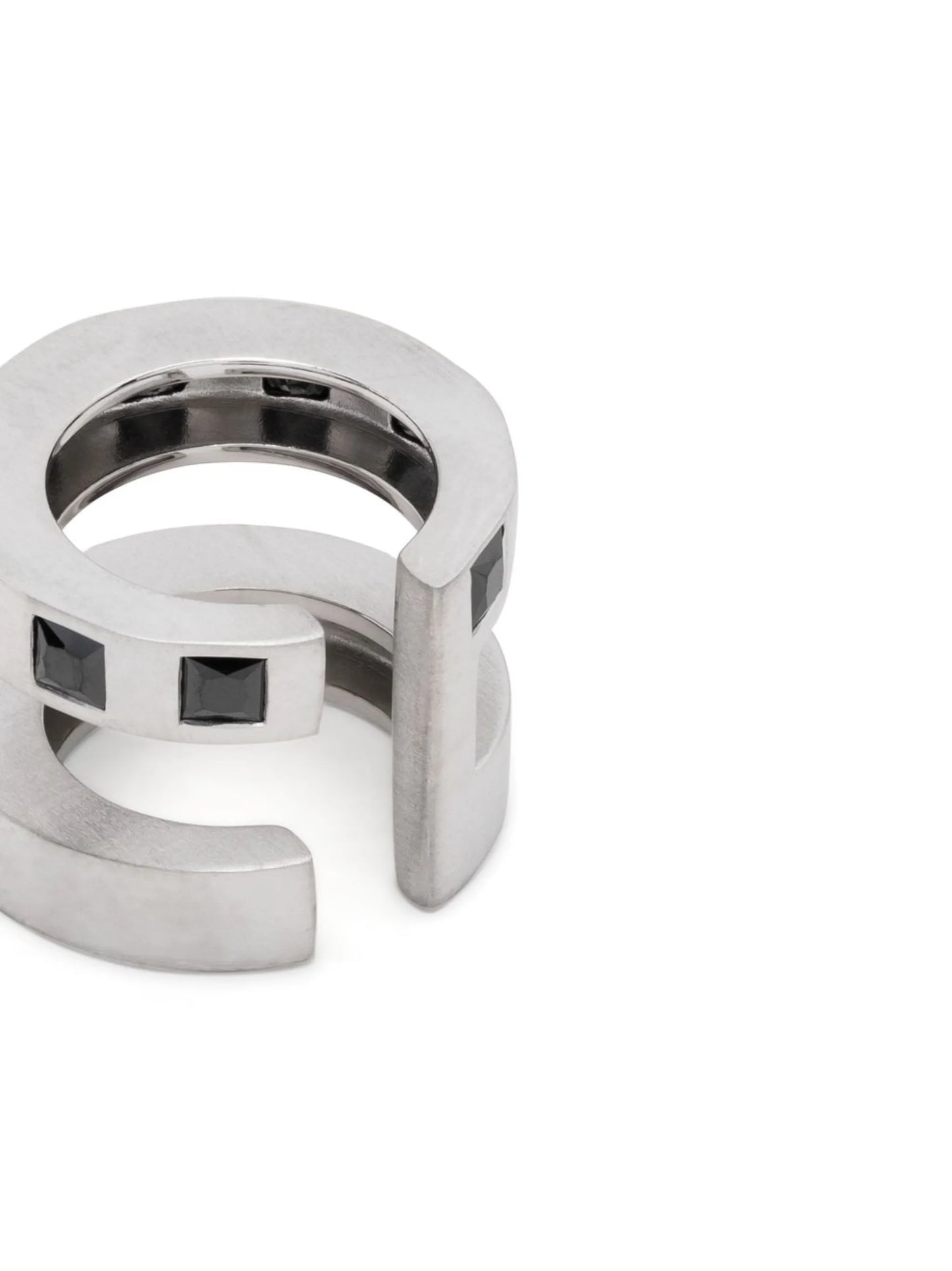 Arch  Zirconia Double cuff earrings