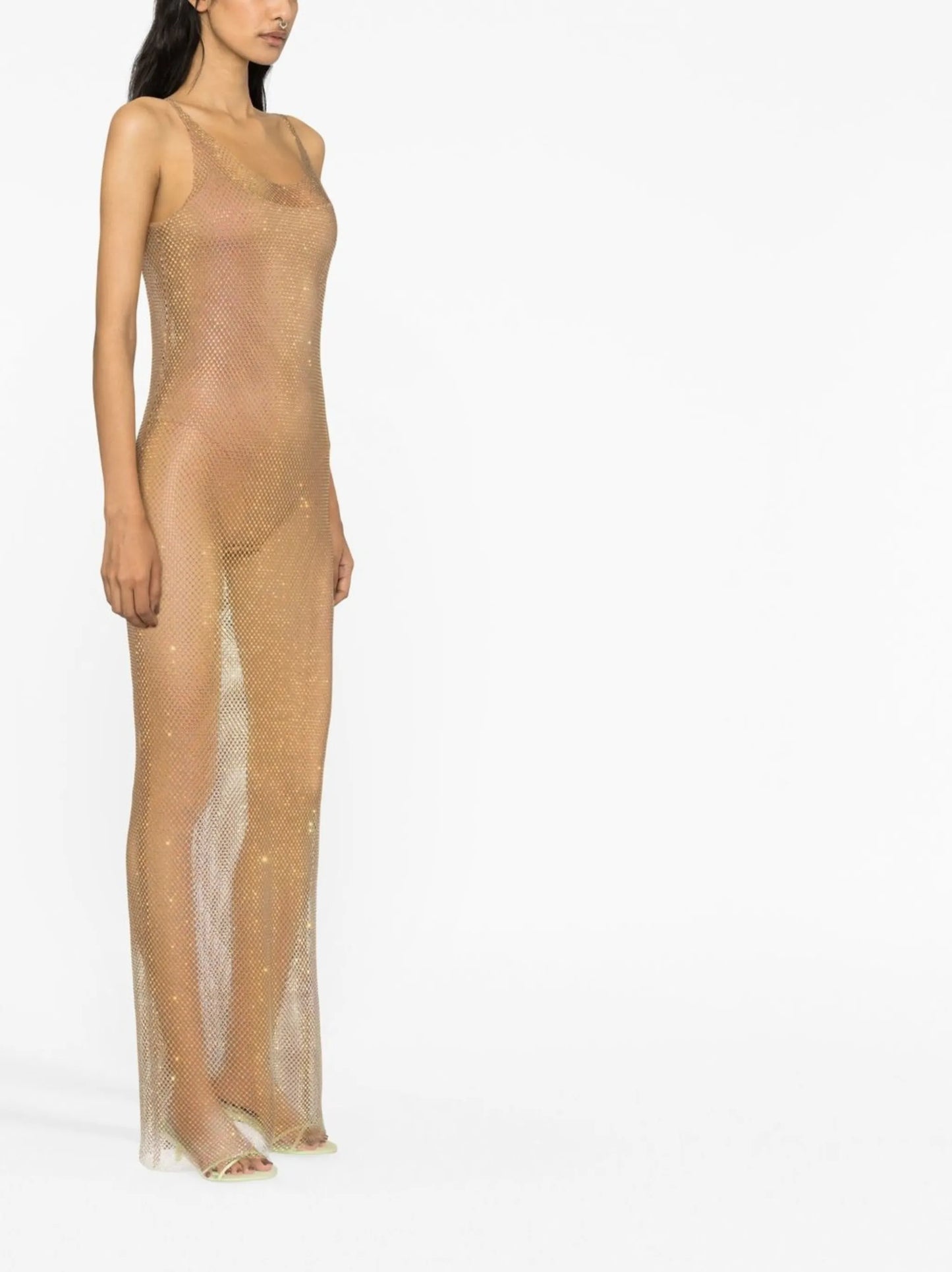 Sidney mesh maxi dress