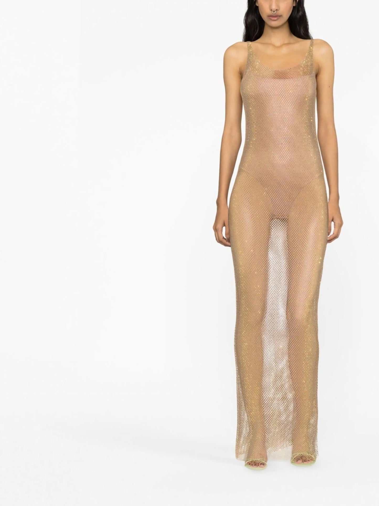 Sidney mesh maxi dress