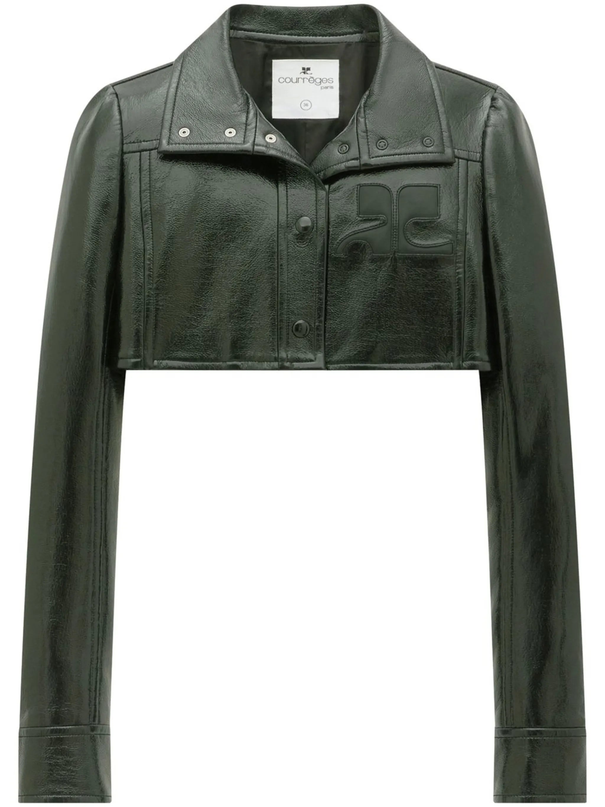 cropped cotton jacket