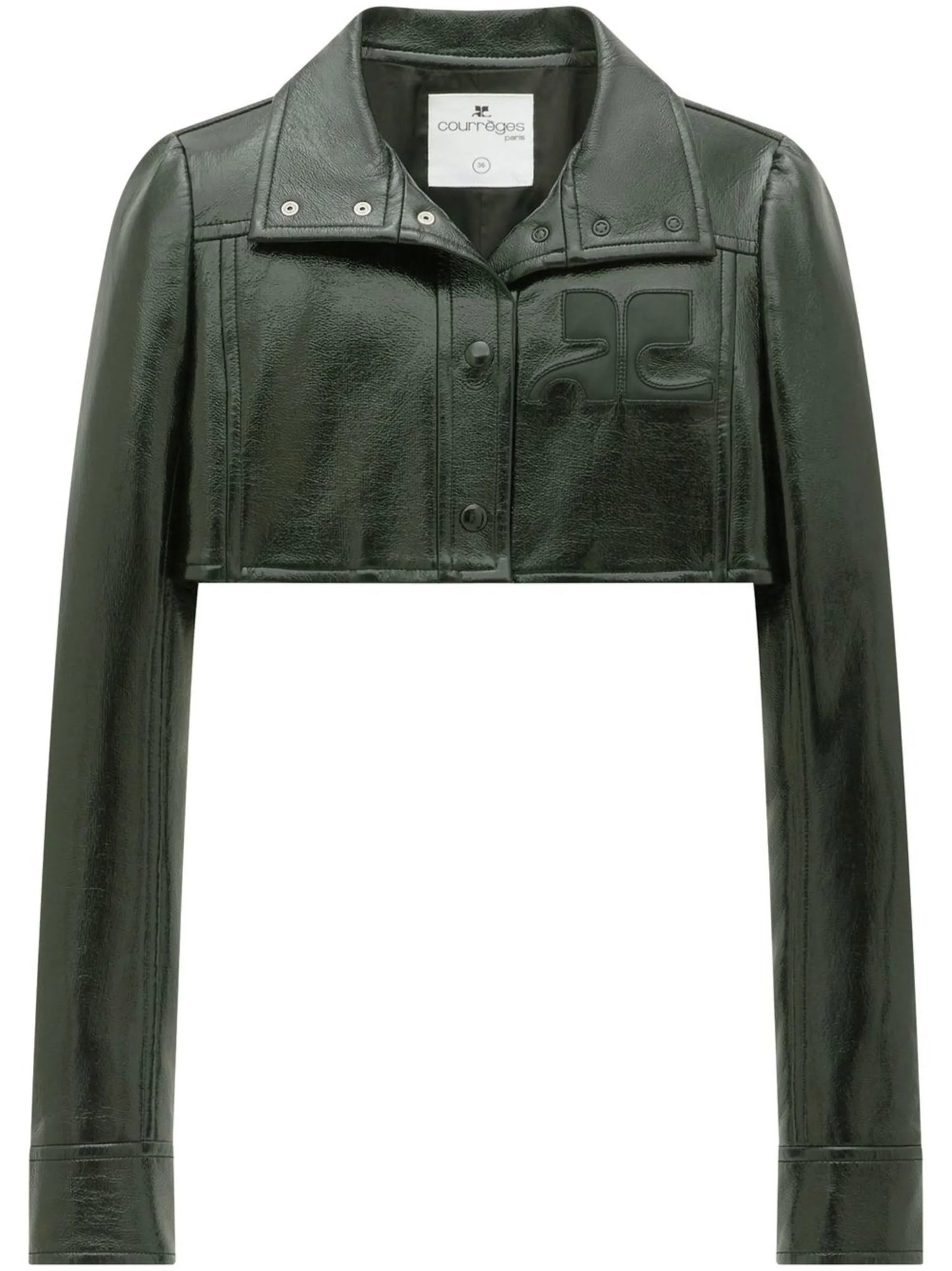 cropped cotton jacket