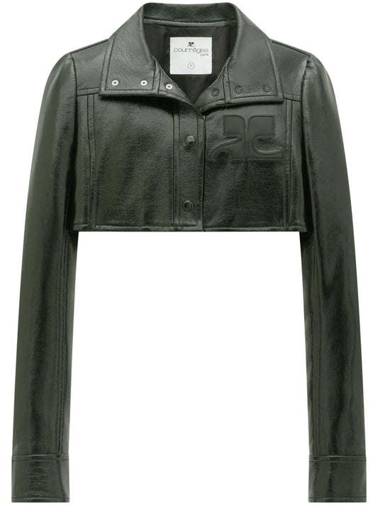 cropped cotton jacket