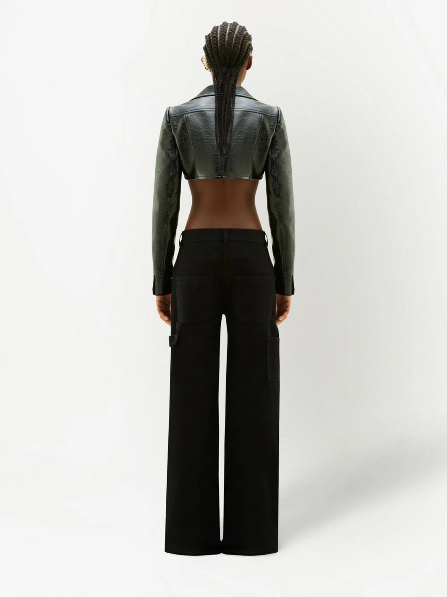 cropped cotton jacket