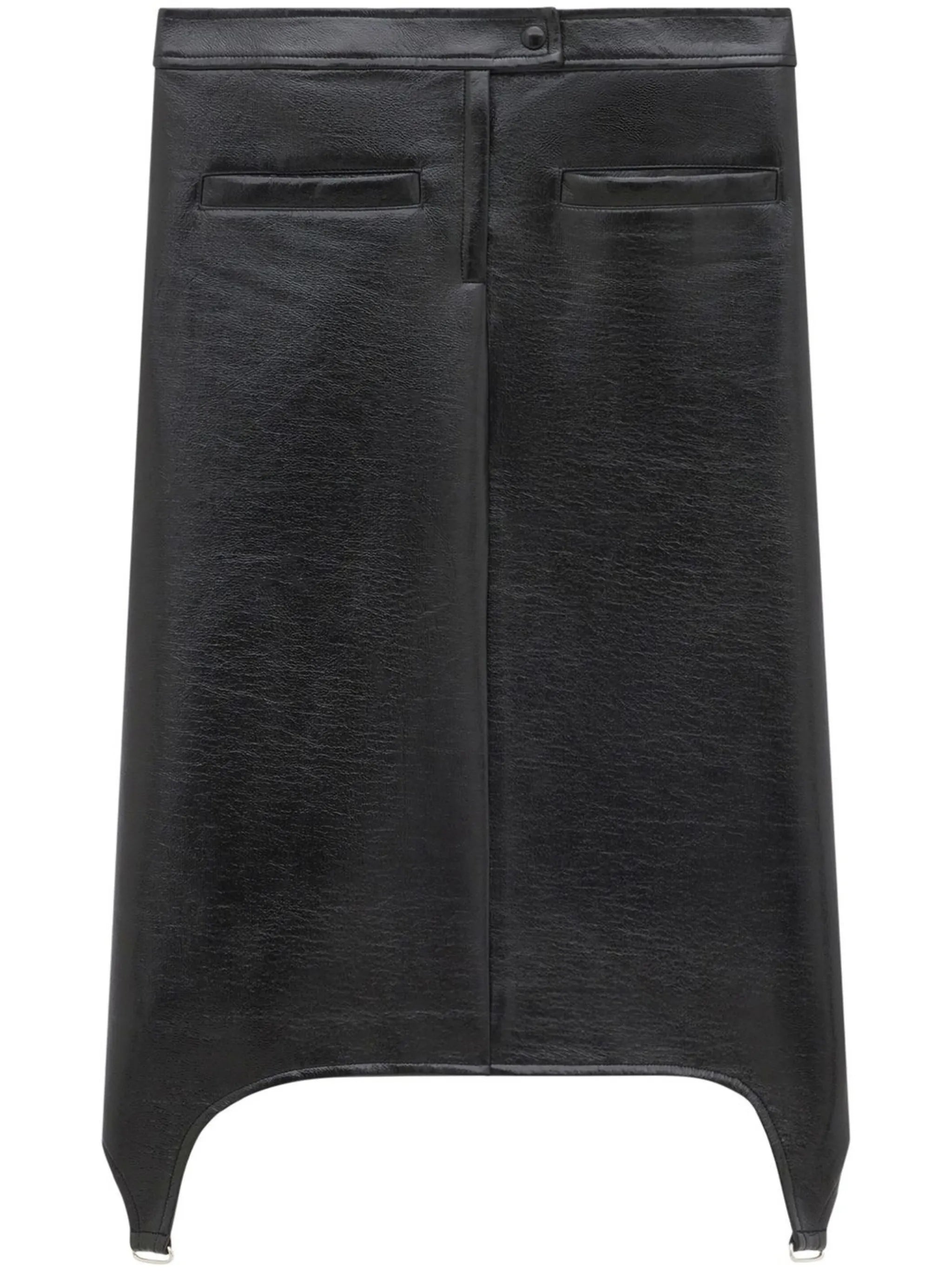 bretelles vinyle skirt