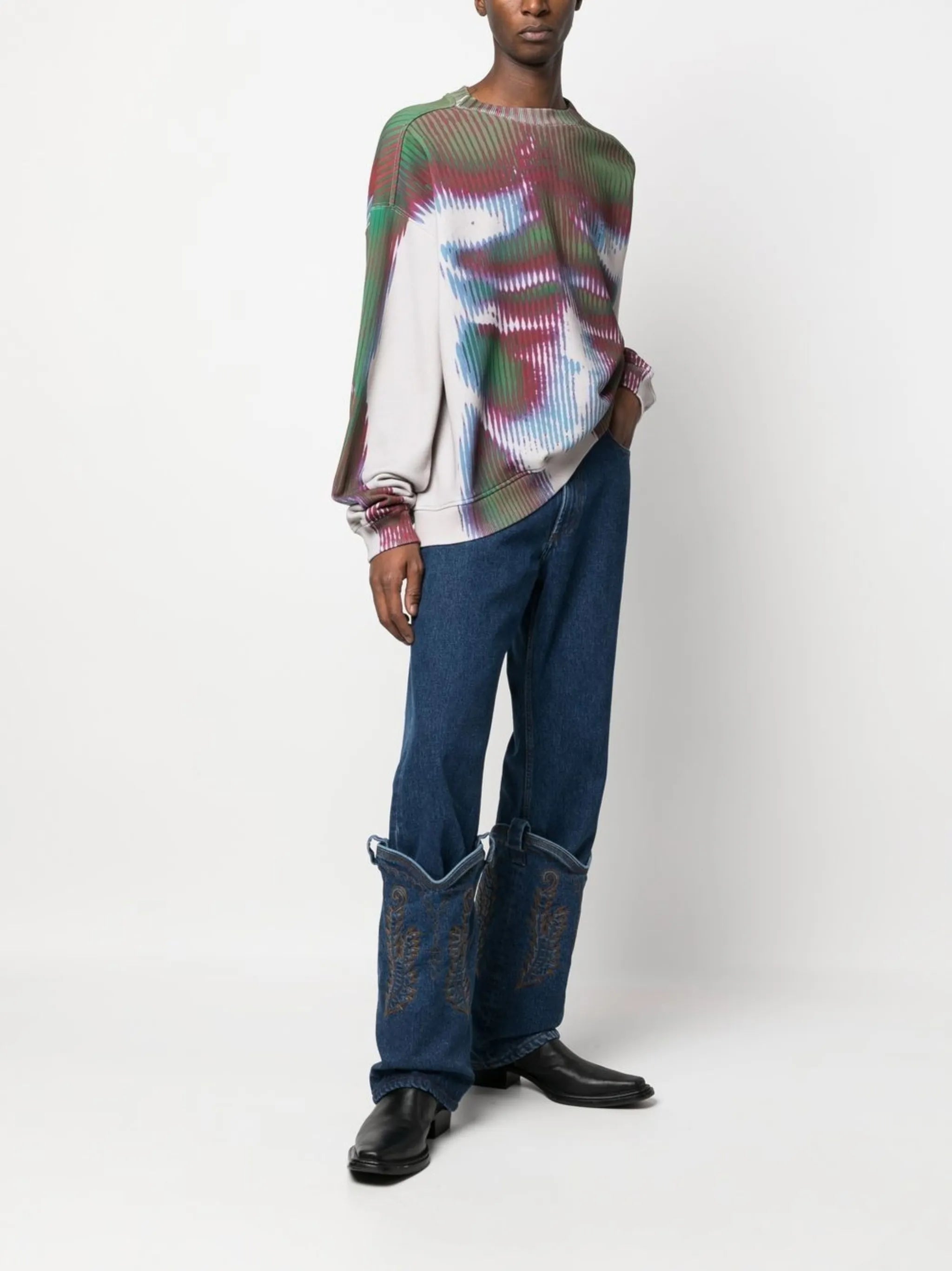 Cowboy-cuff jeans