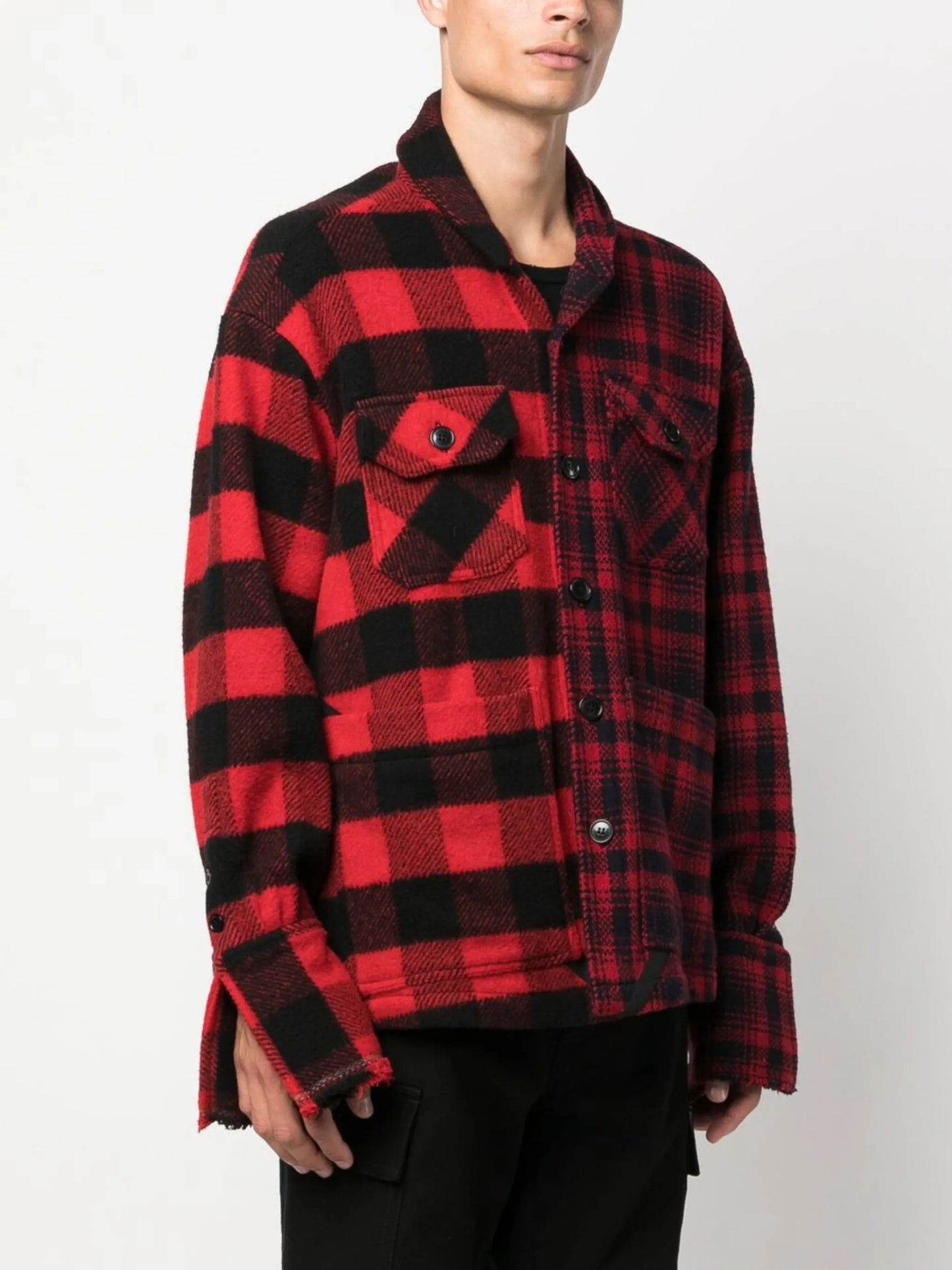 checked shirt jacket