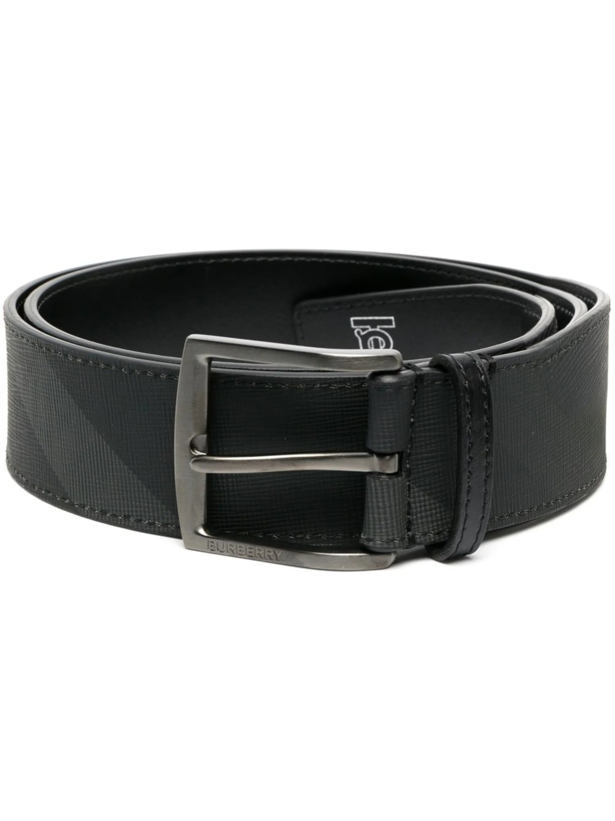 reversible check pattern belt