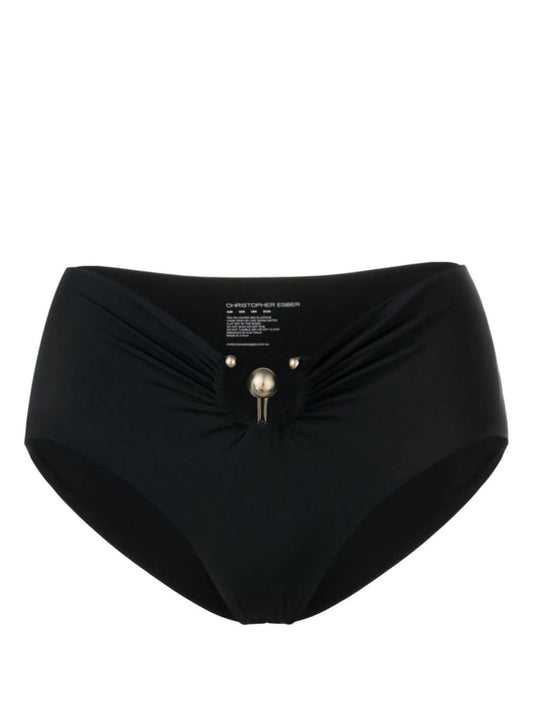 ring-embellishment bikini bottoms