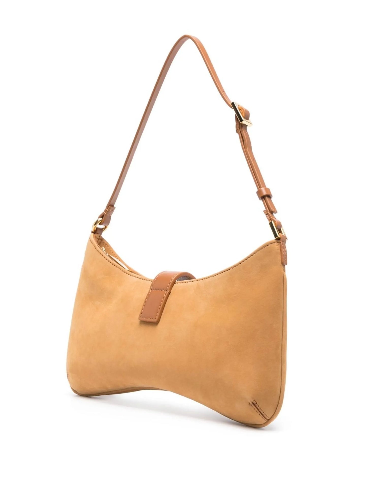 Le Bisou Cadenas suede shoulder bag