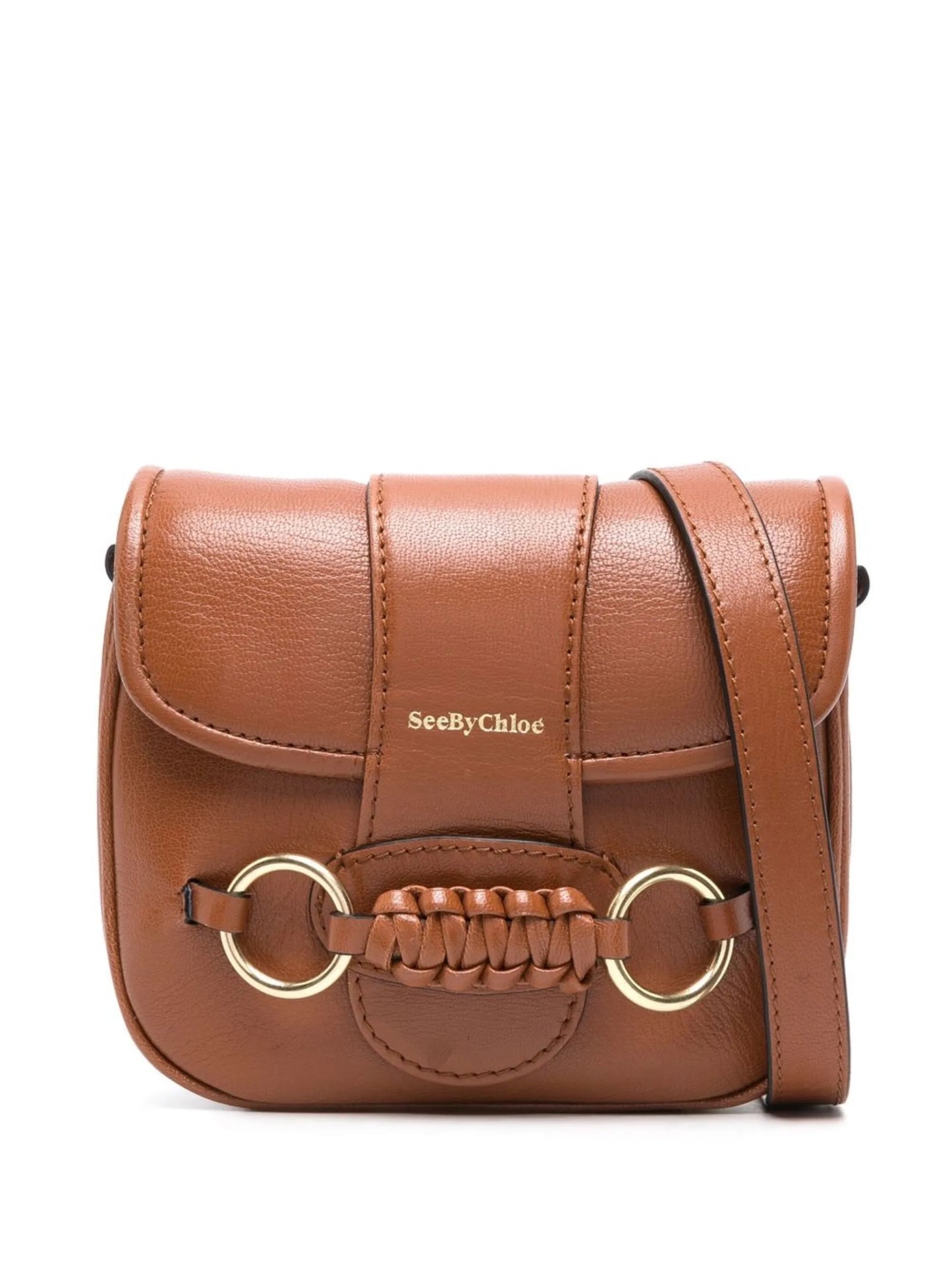 Saddie leather crossbody bag