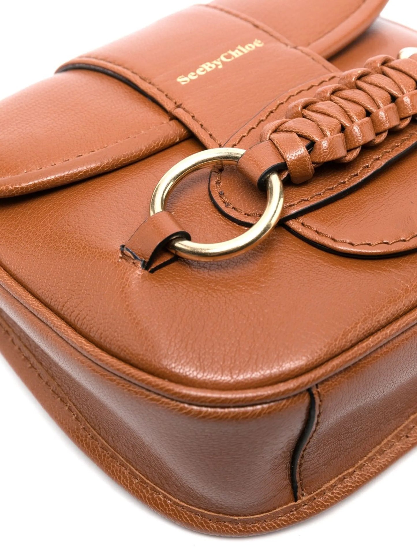Saddie leather crossbody bag