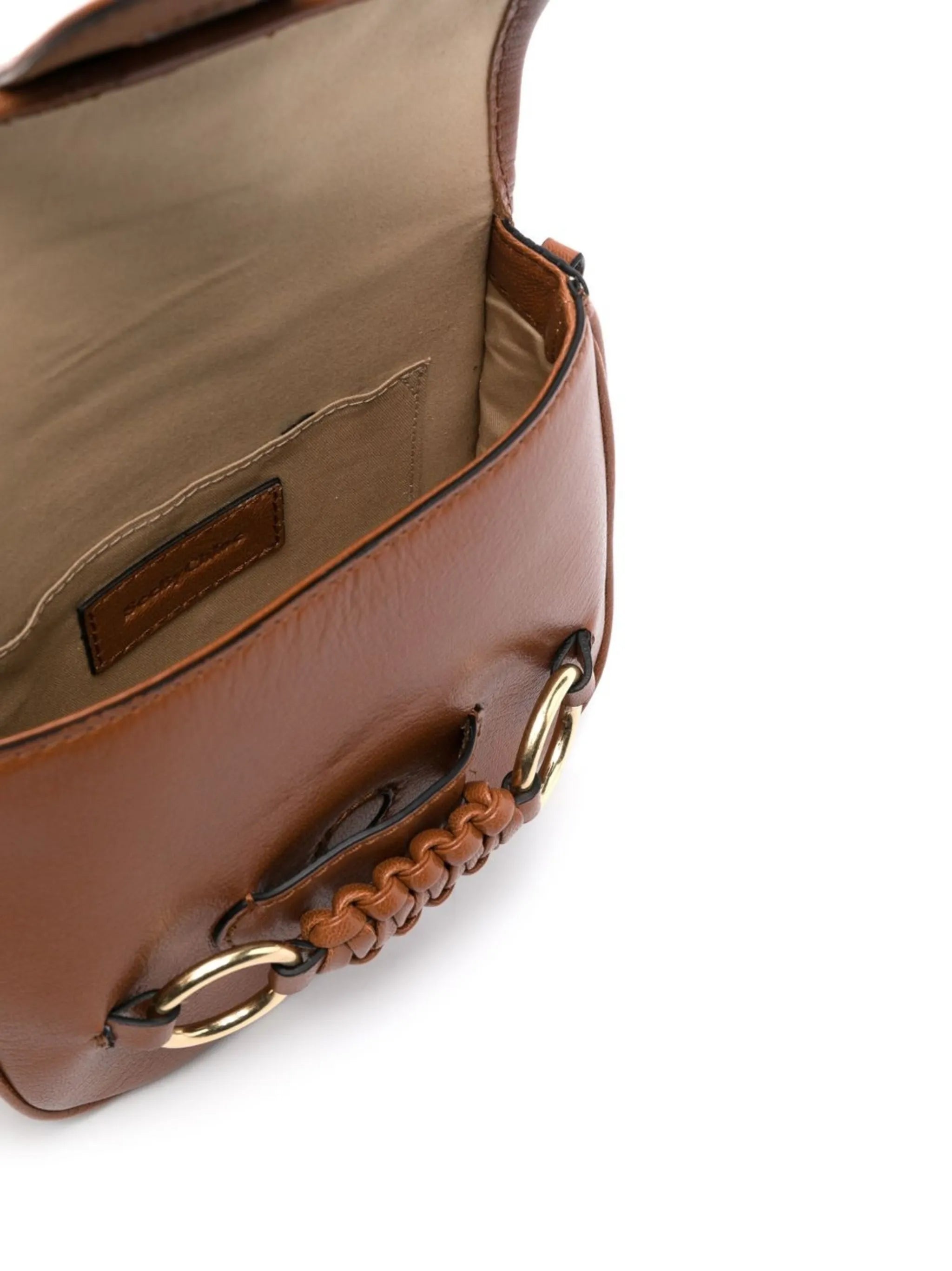 Saddie leather crossbody bag