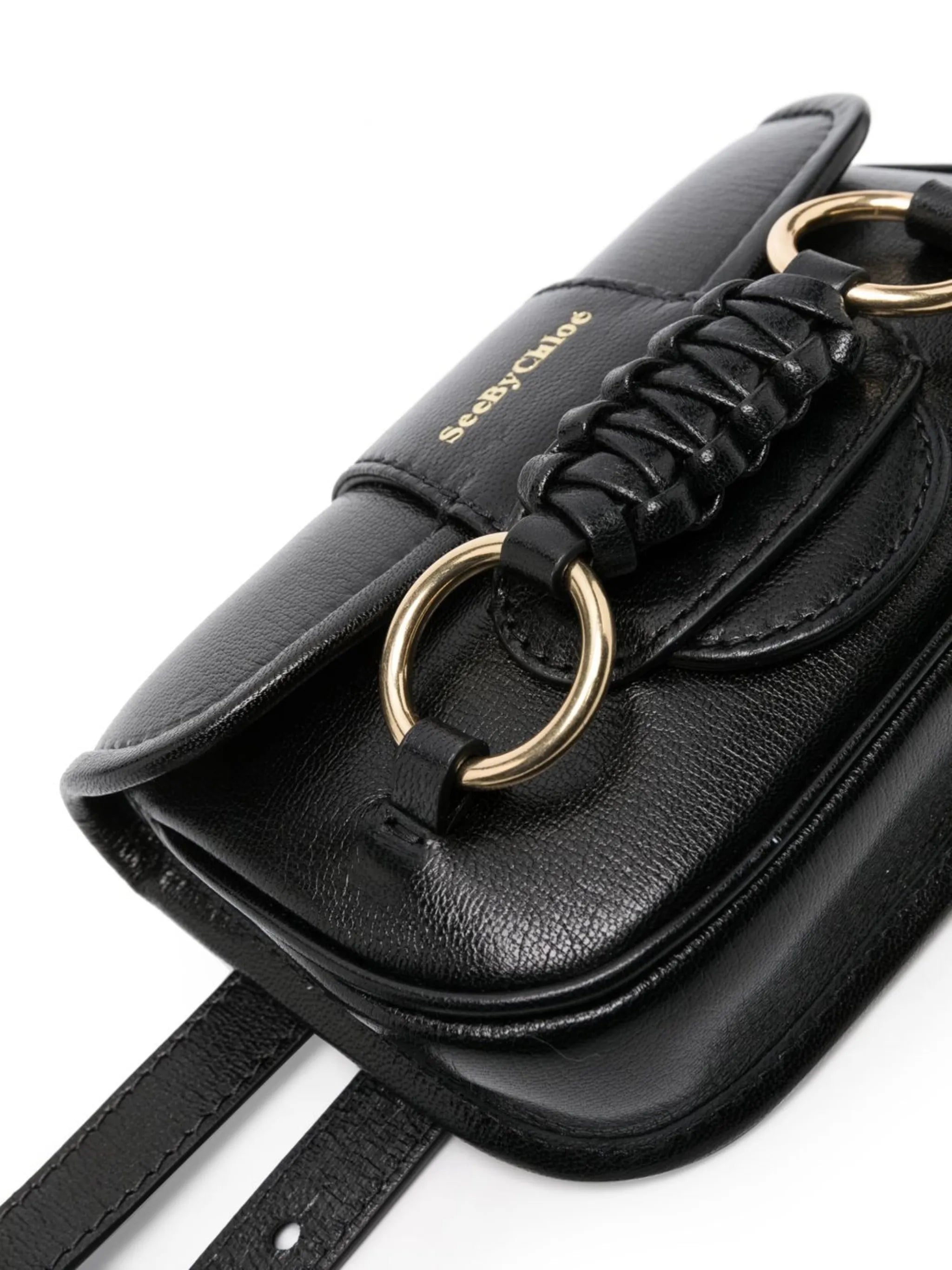 Saddie leather belt bag