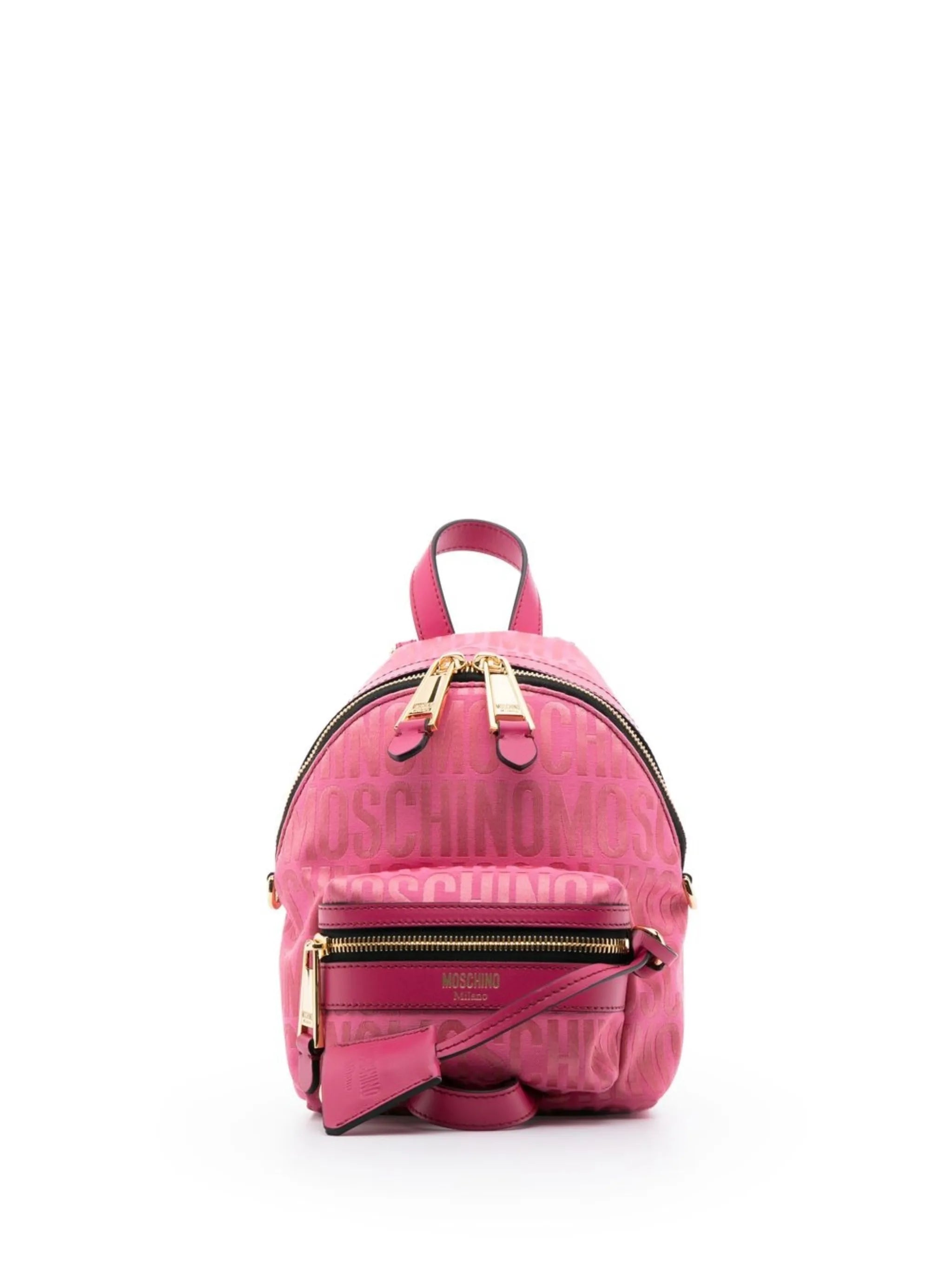 mini logo-print backpack