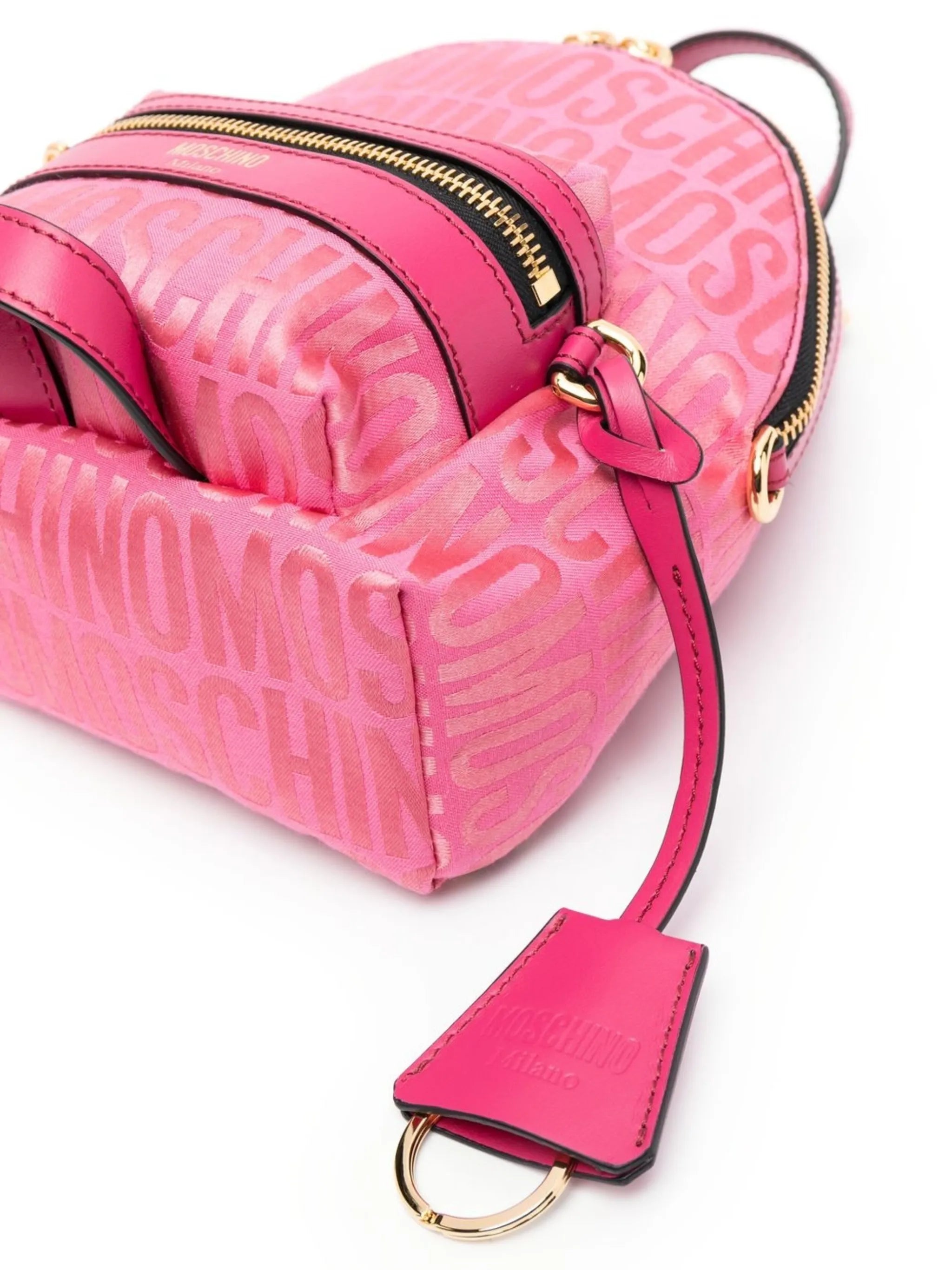 mini logo-print backpack