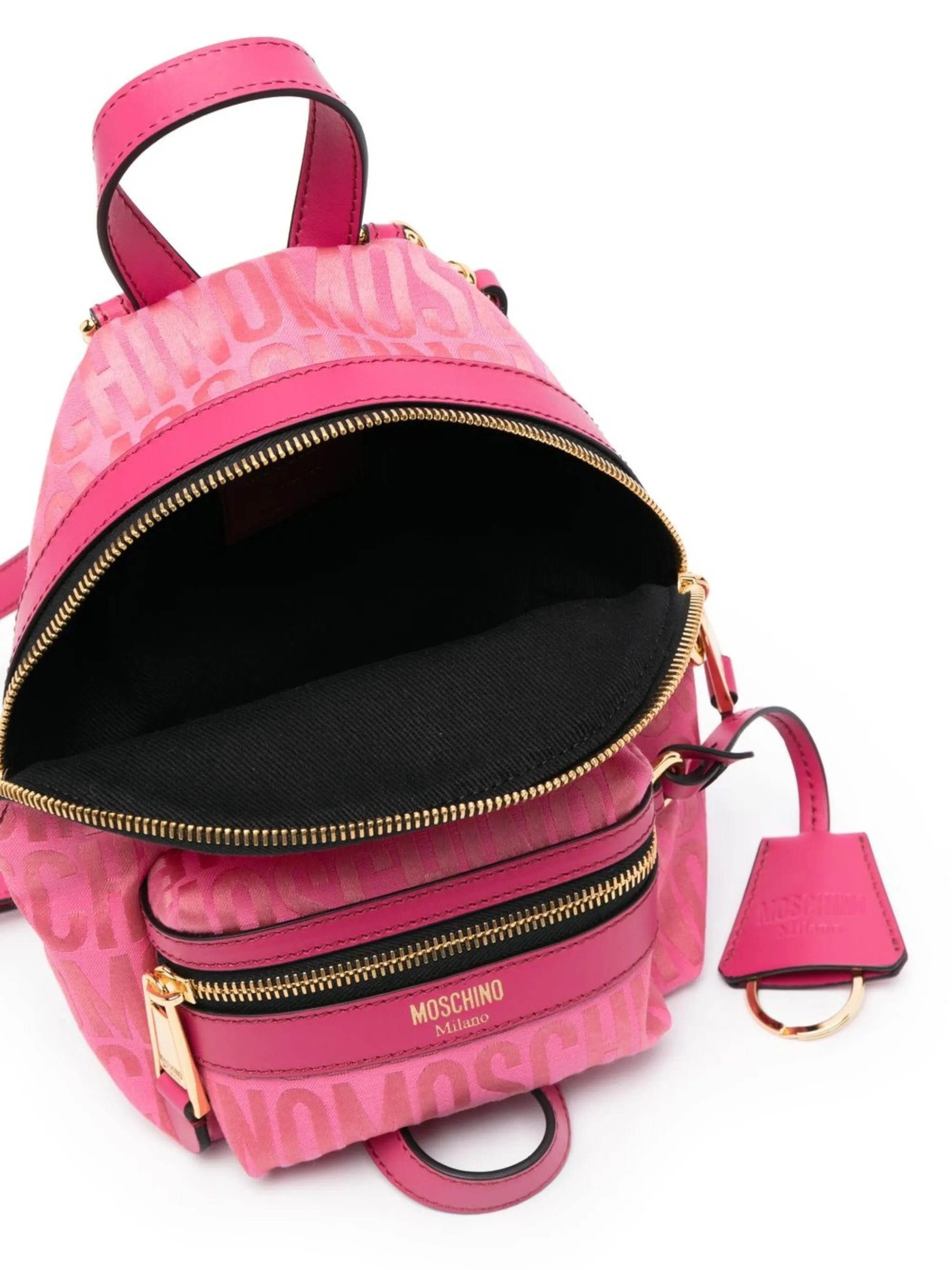 mini logo-print backpack