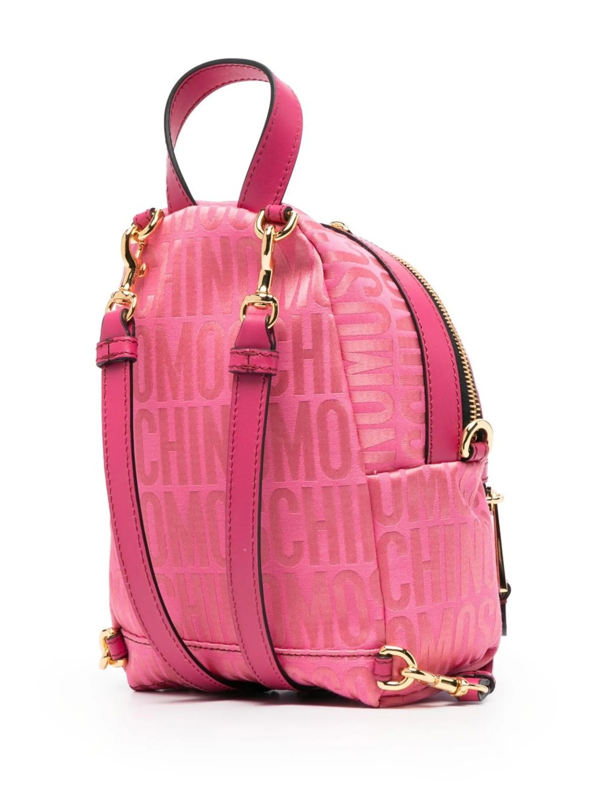 mini logo-print backpack