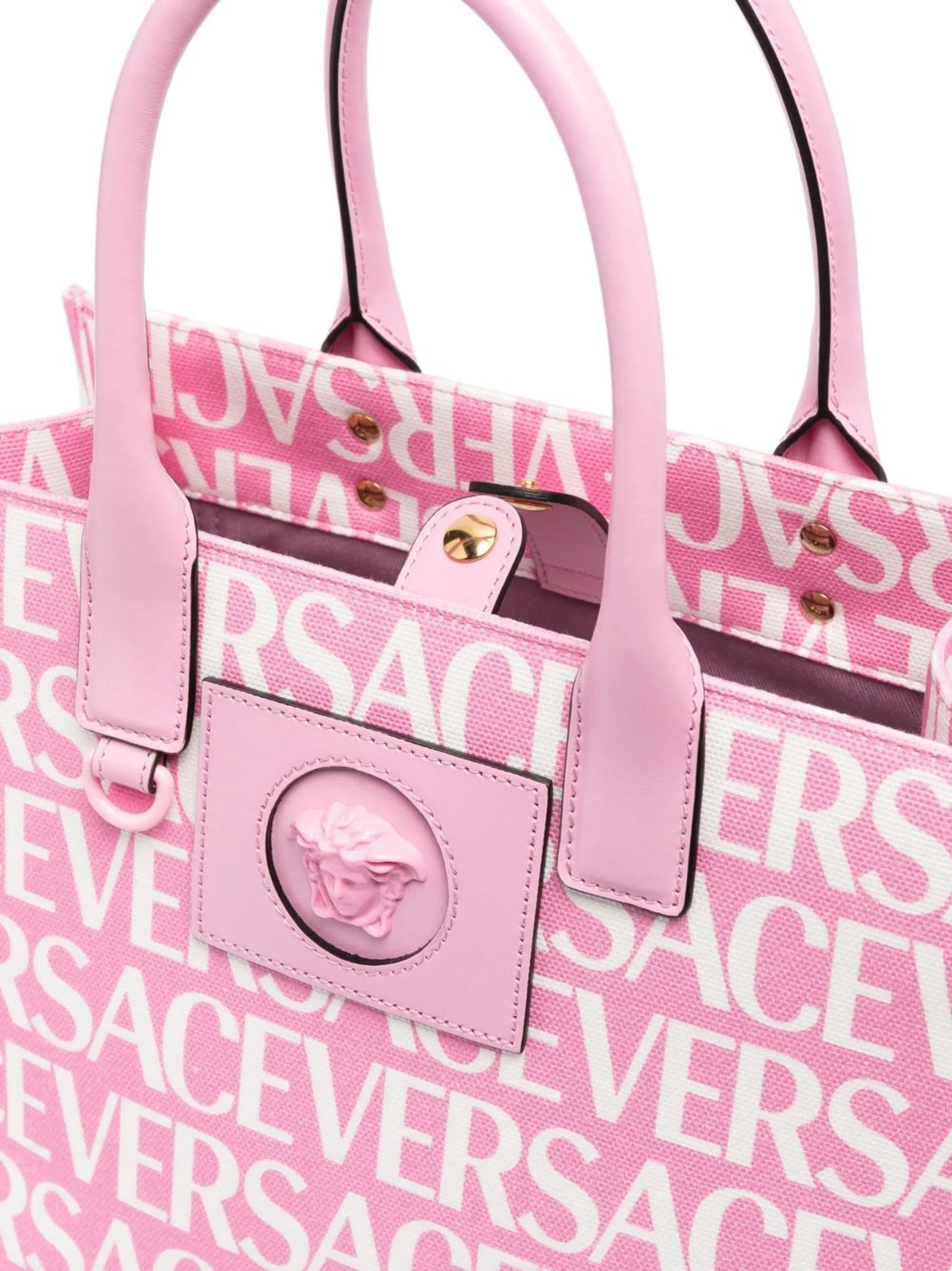 Versace Allover small tote bag