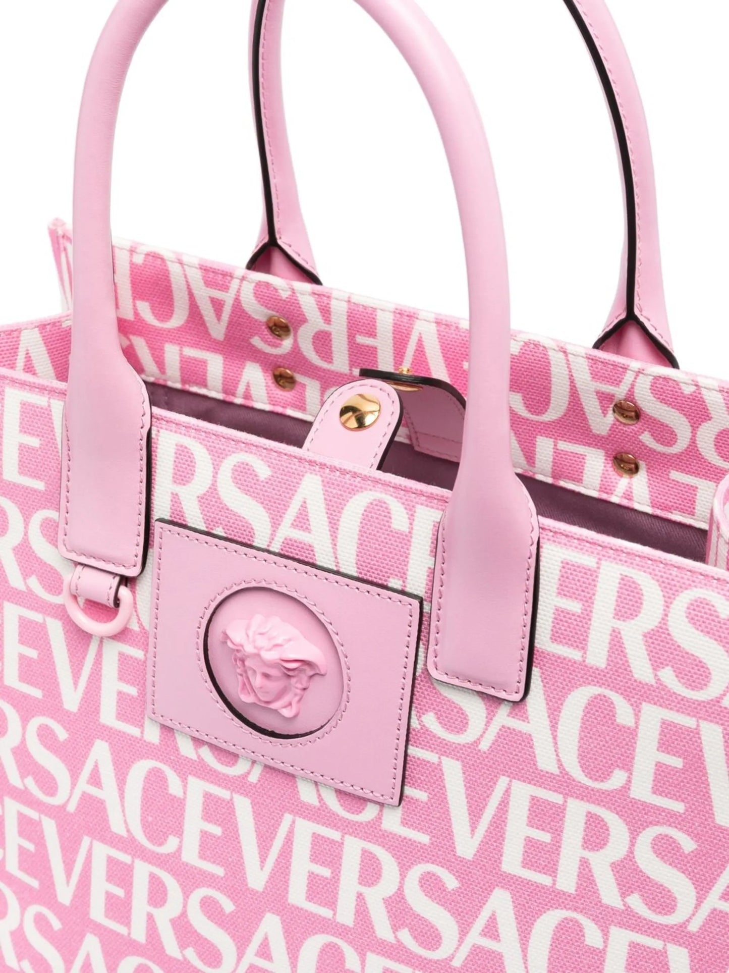 Versace Allover small tote bag