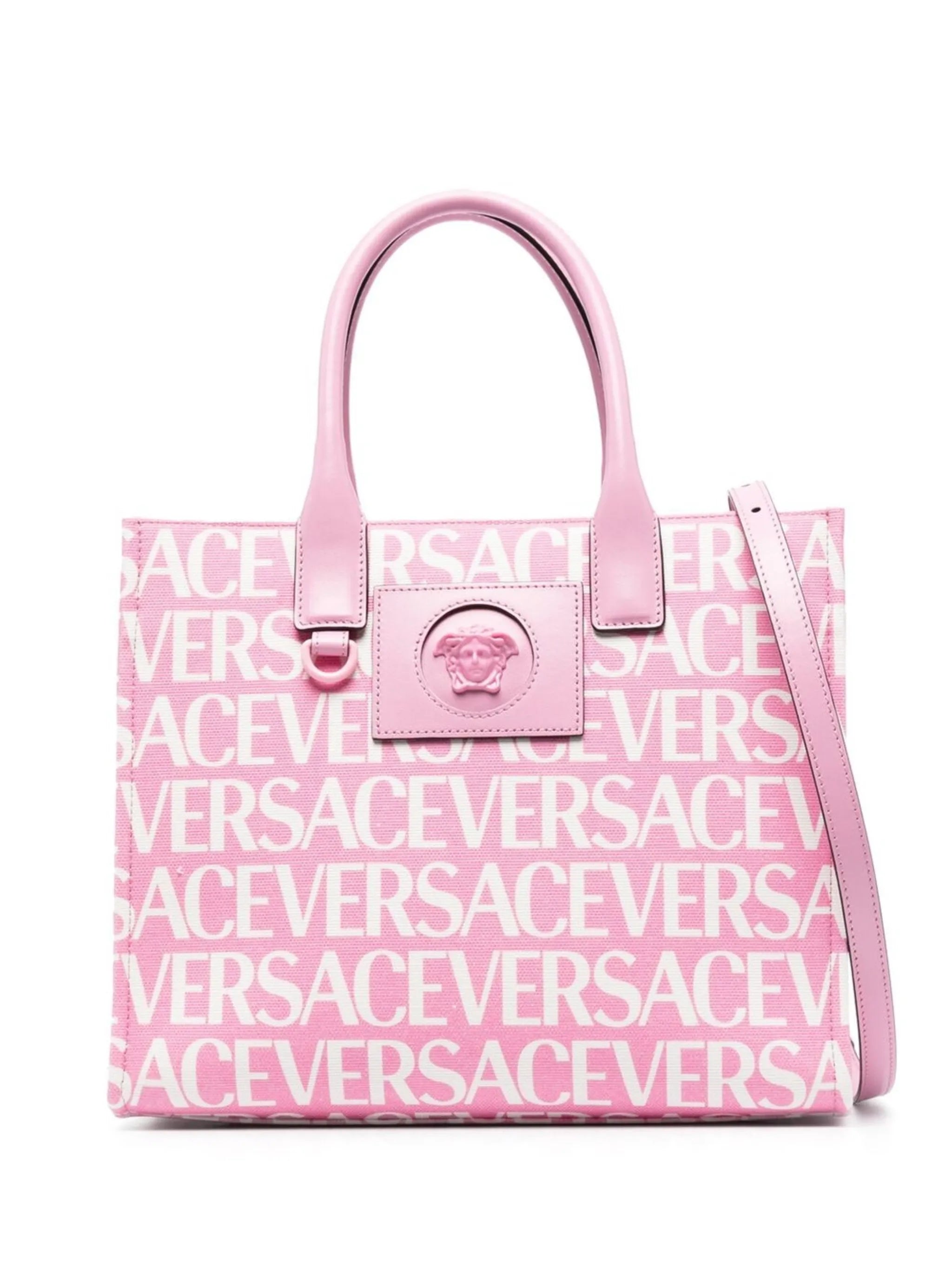 Versace Allover small tote bag