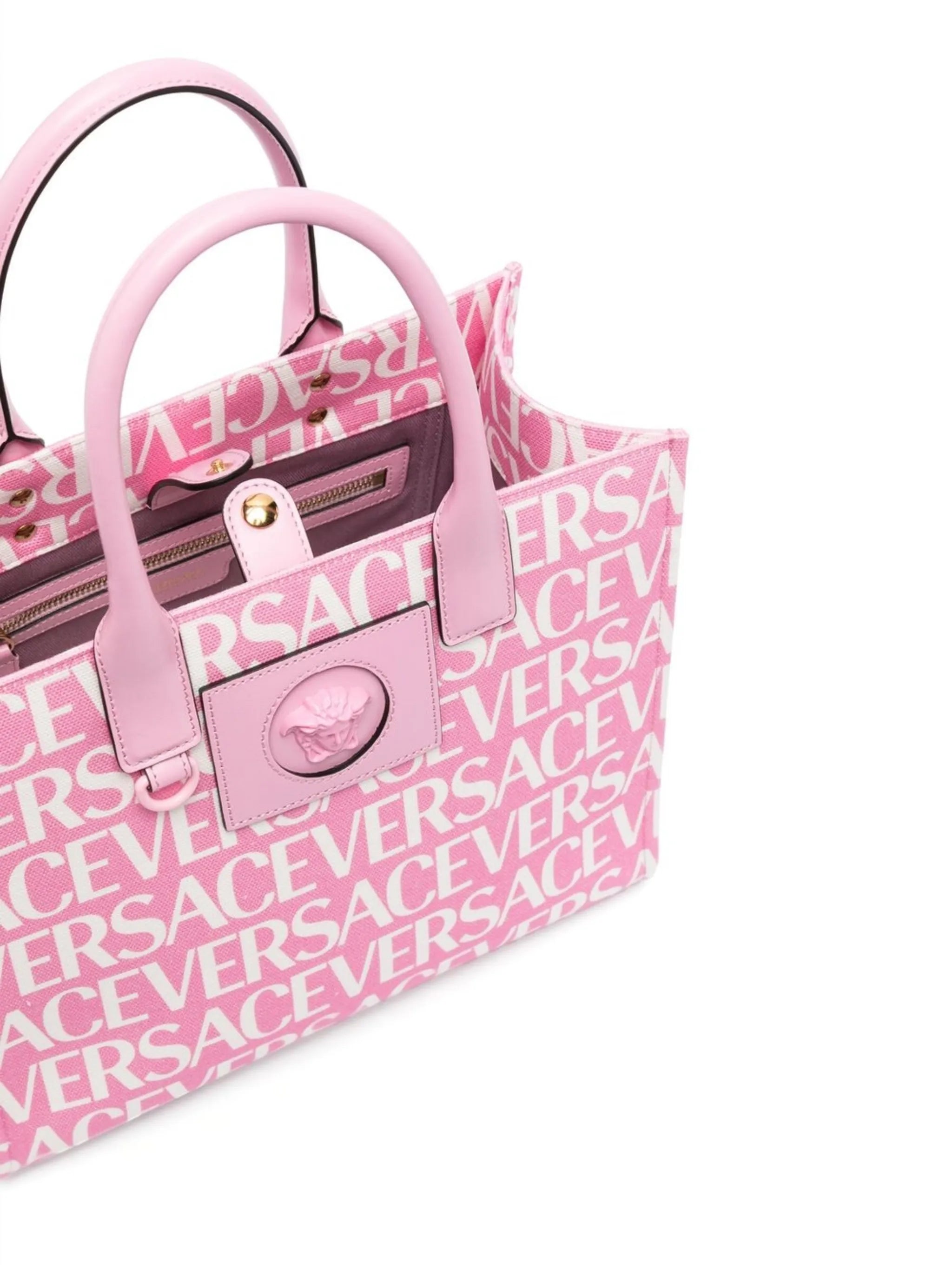 Versace Allover small tote bag