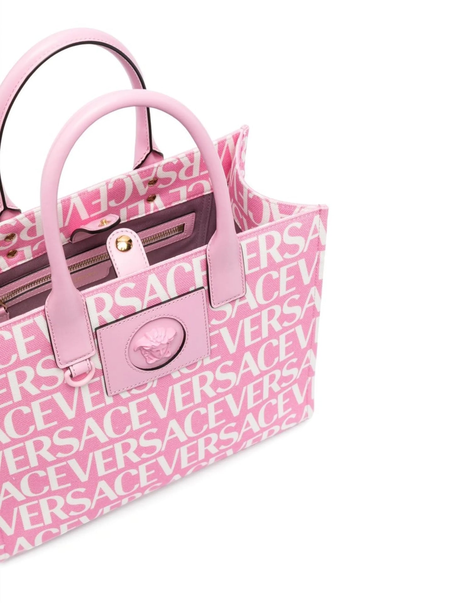 Versace Allover small tote bag