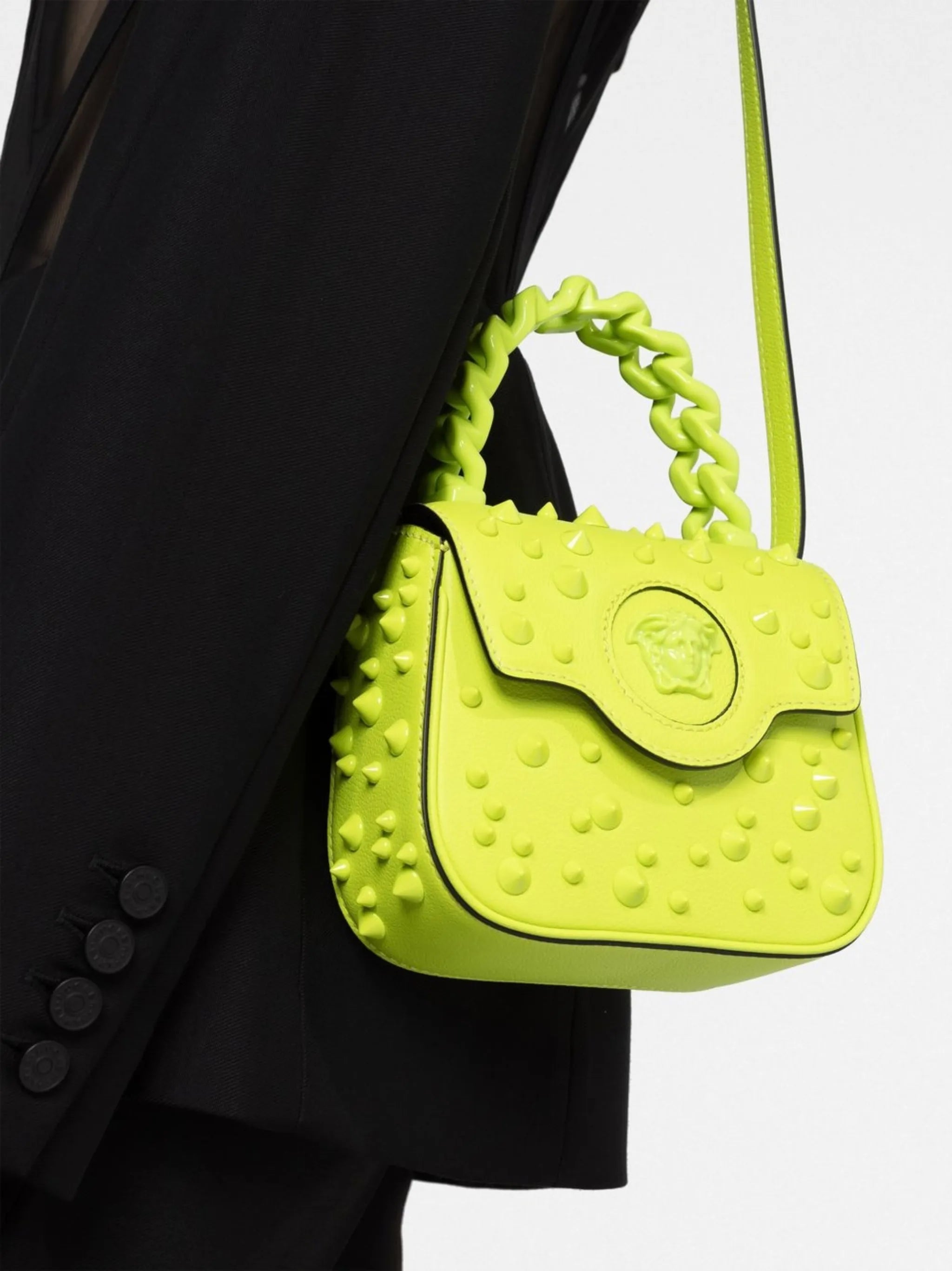 La Medusa studded mini bag