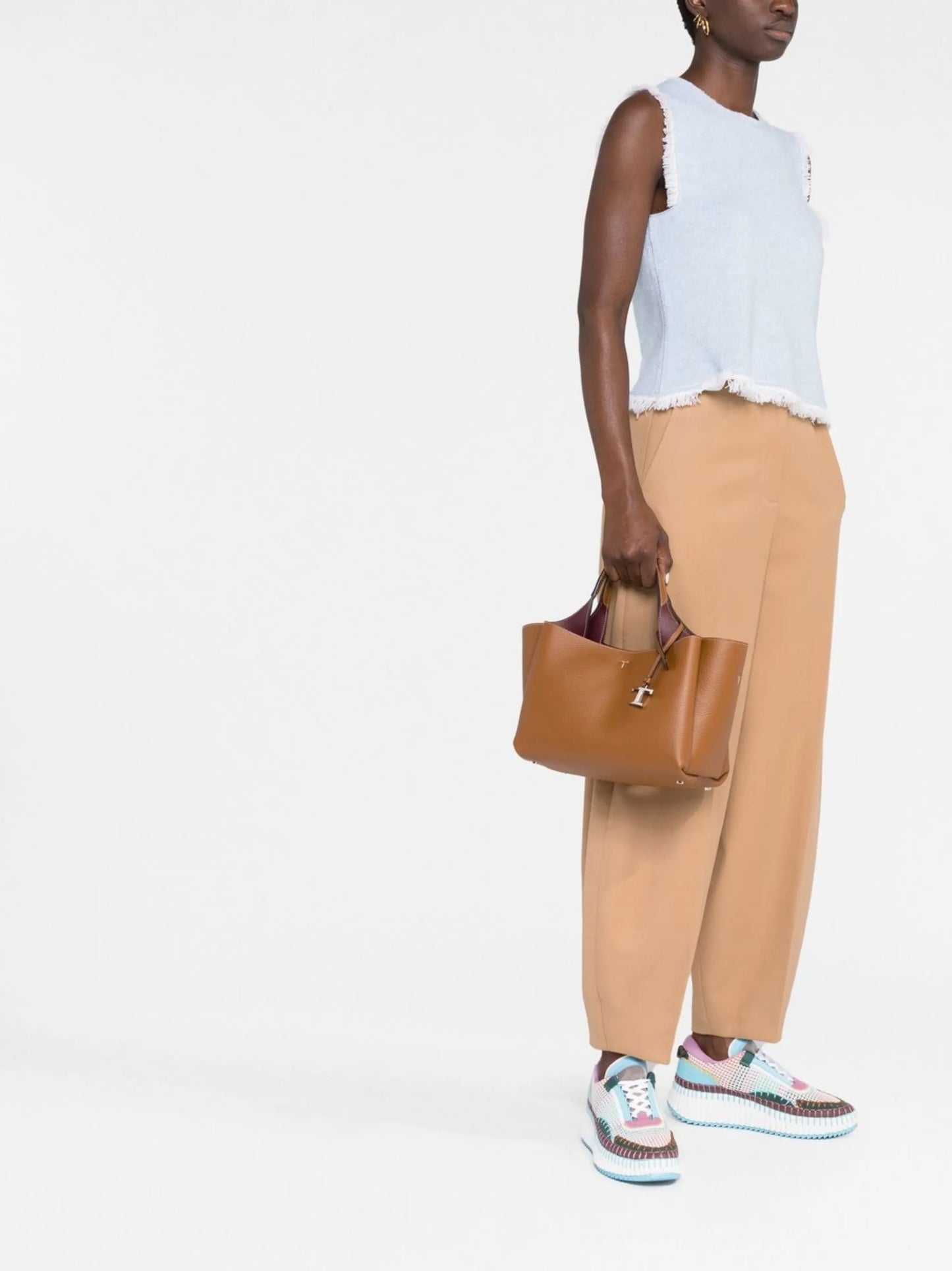 logo-plaque tote bag