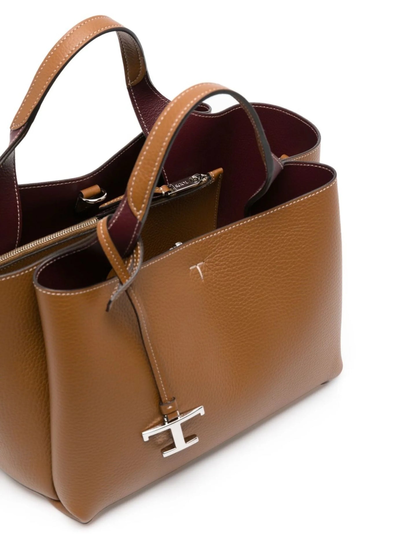 logo-plaque tote bag