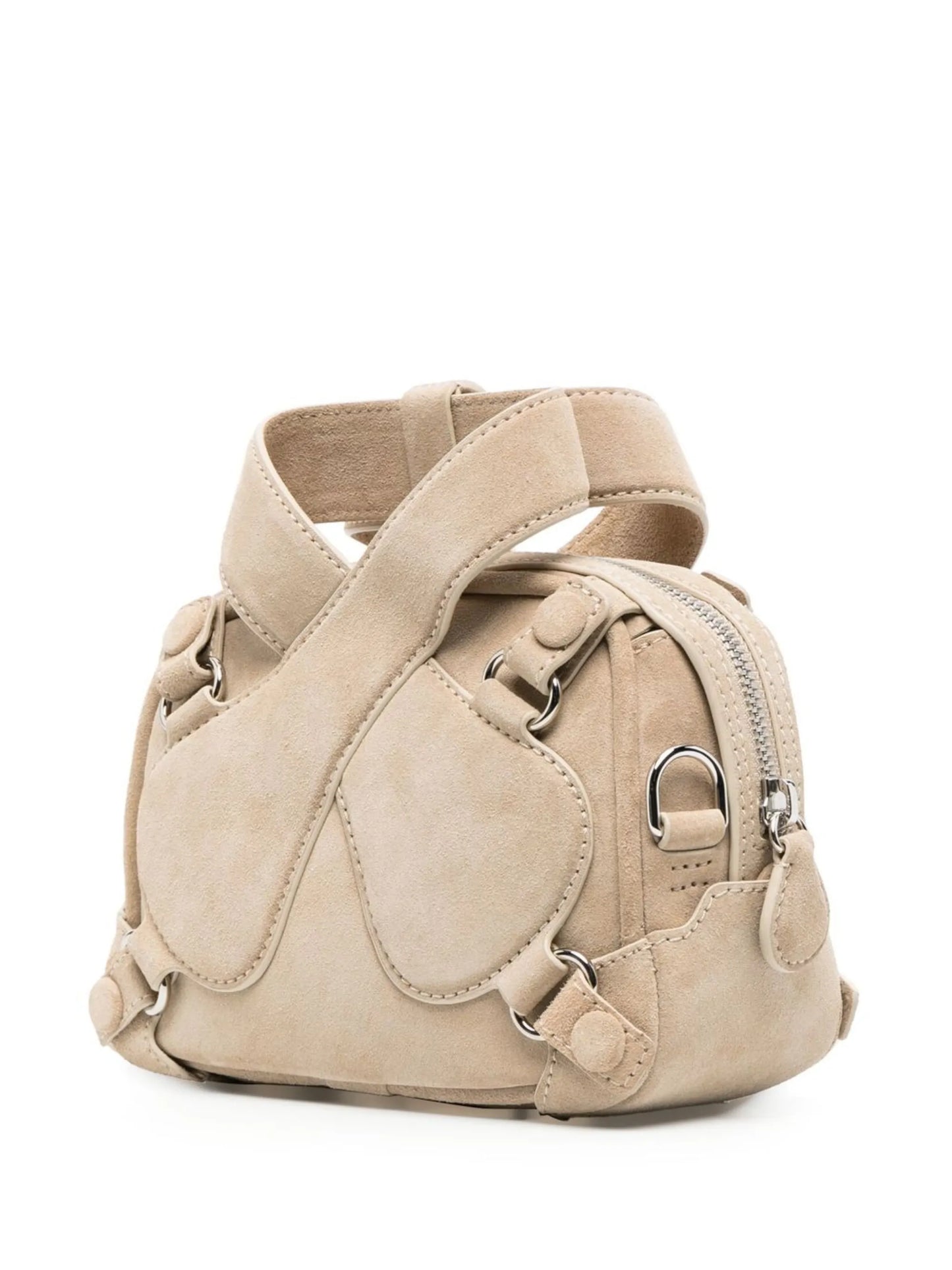 Loop X suede bag