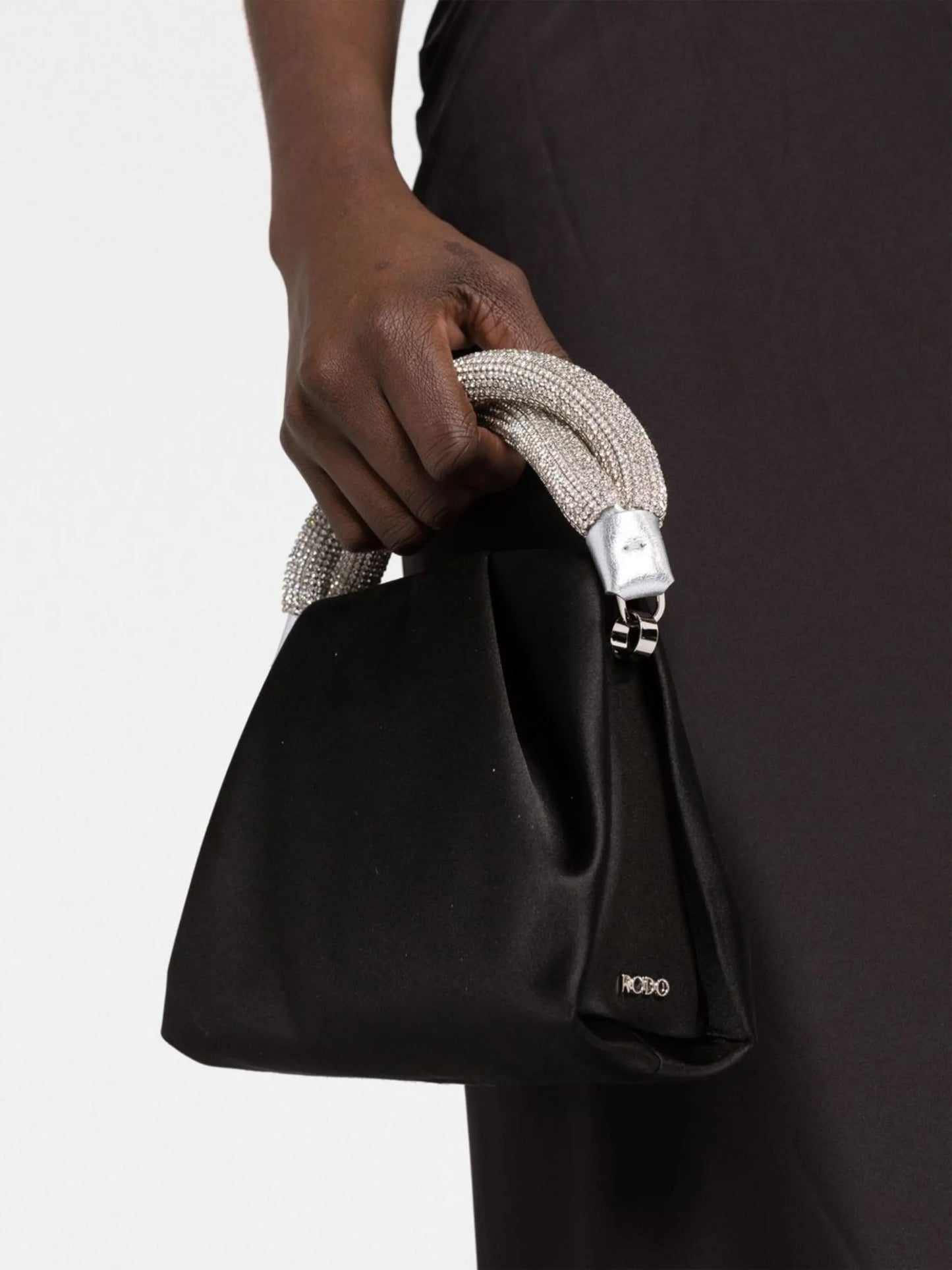 Berenice silk-satin bag