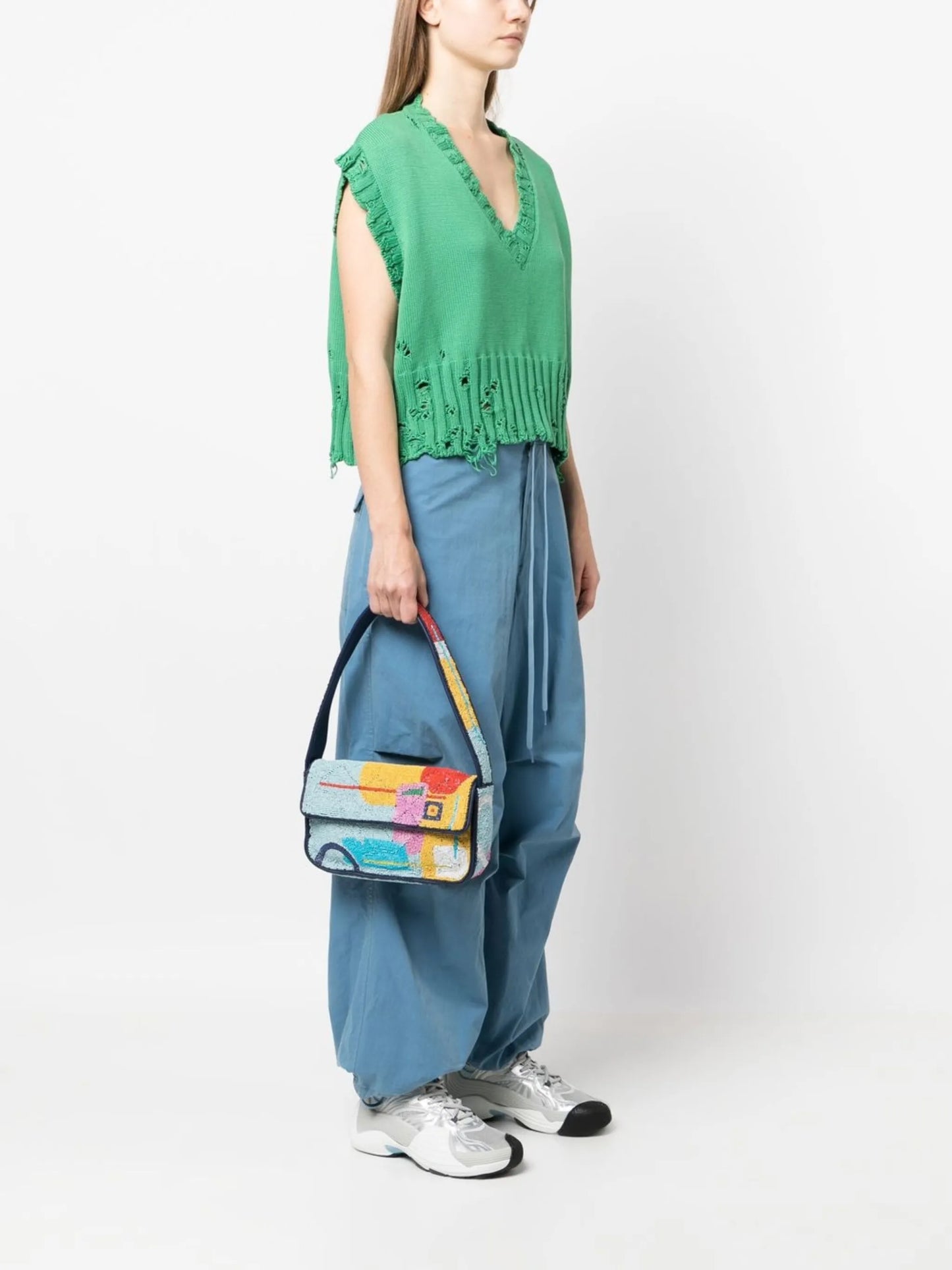 Tommy bead-embellished shoulder bag